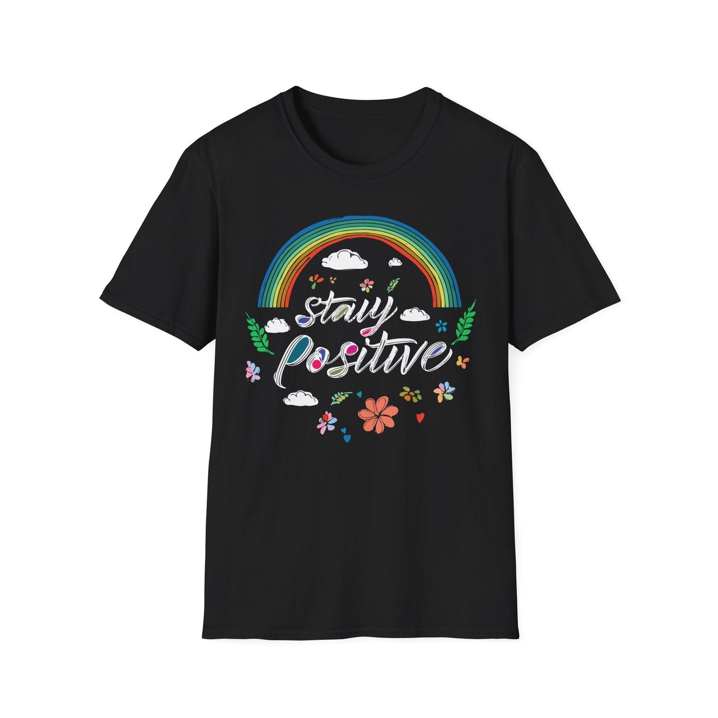 Positive Slogan T Shirts For Men And Women Unisex Short Sleeve Tee With Good Quotes Gildan Softstyle 64000