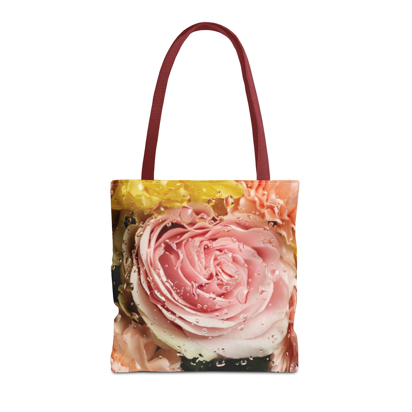 Canvas Bag with Floral Prints