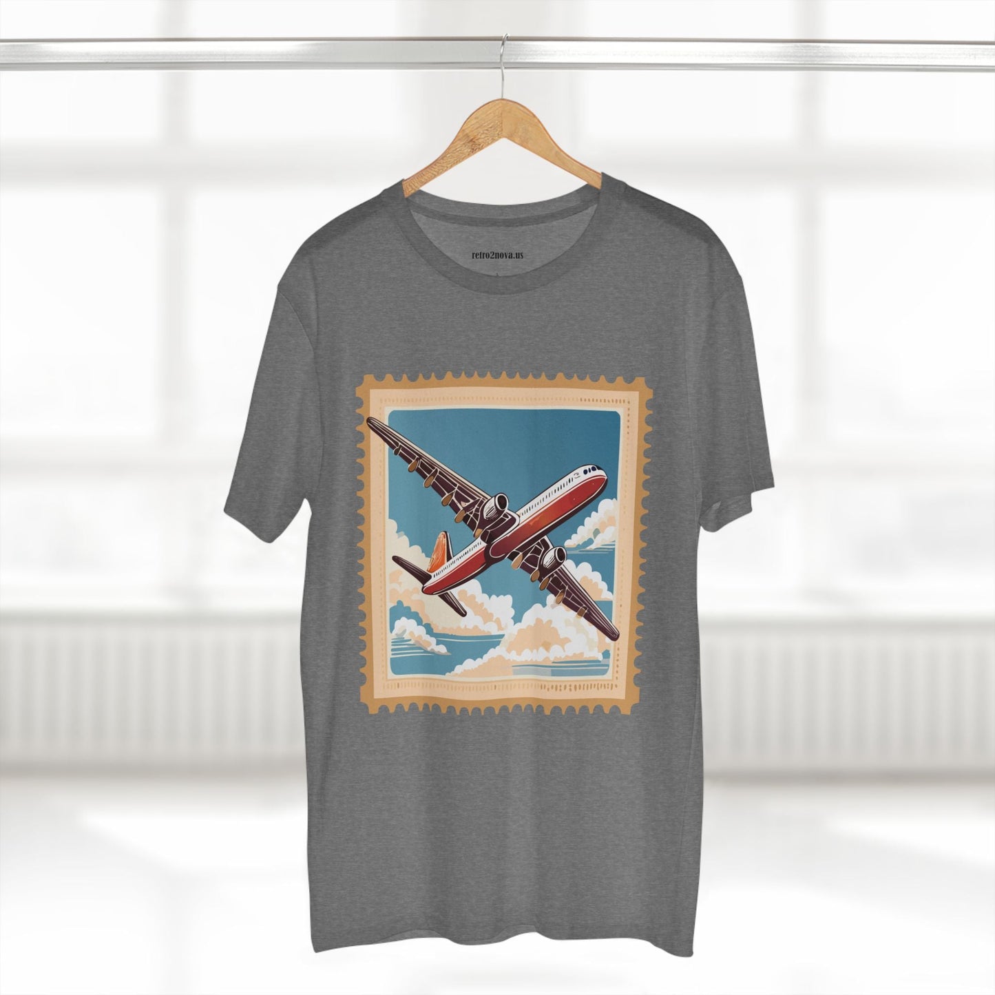 Postage Stamp Shirt Unisex Premium Cotton Tee With Original Art Design From Retro2Nova PS38