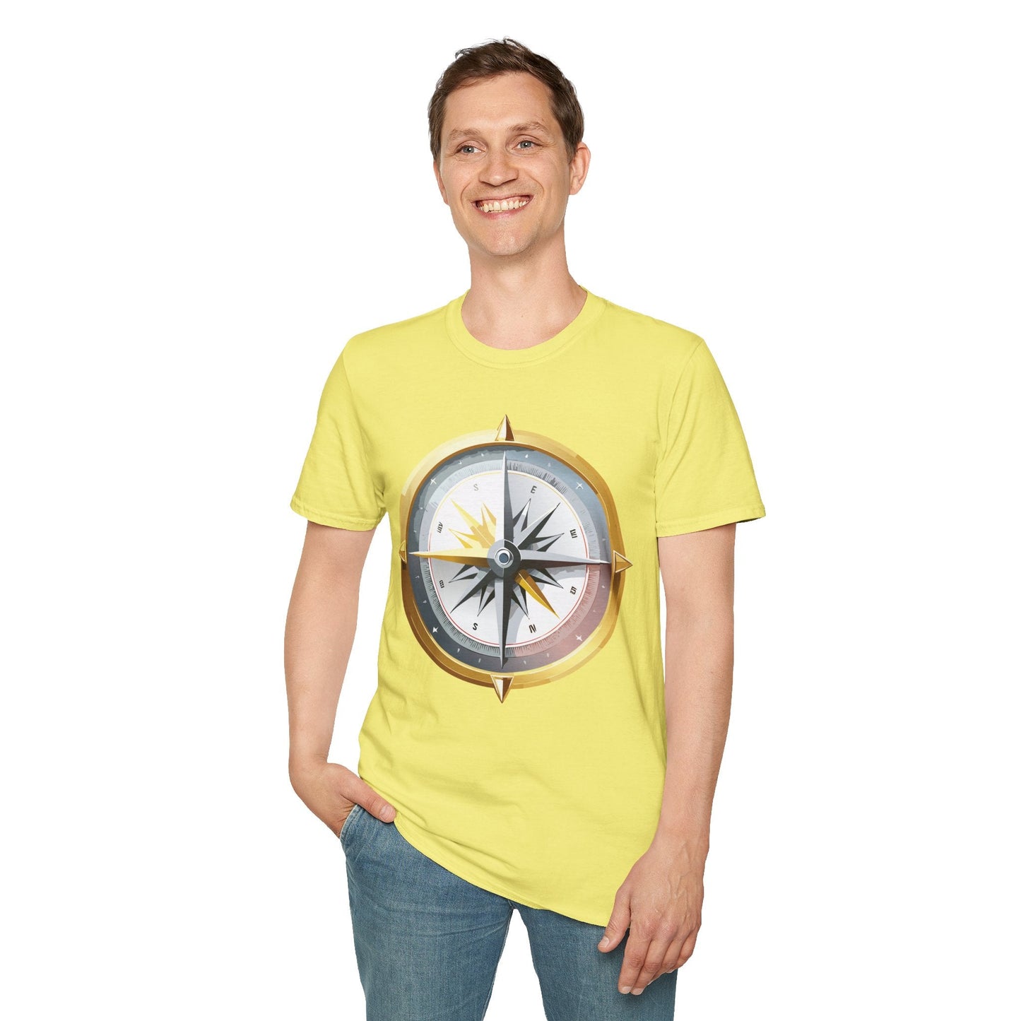 Compass Navigator Graphic Tee Unisex 100 Cotton 8