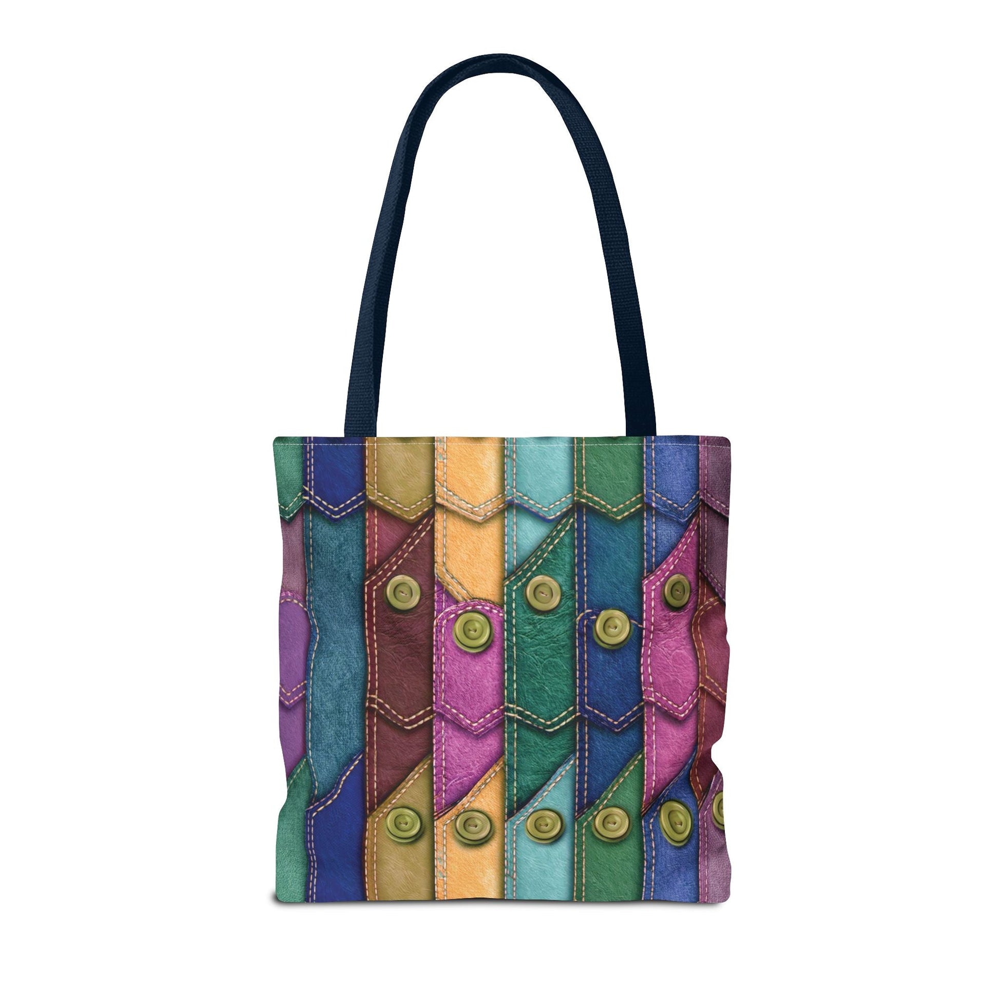 Denim Canvas Bag, Tote Bag Denim Printify