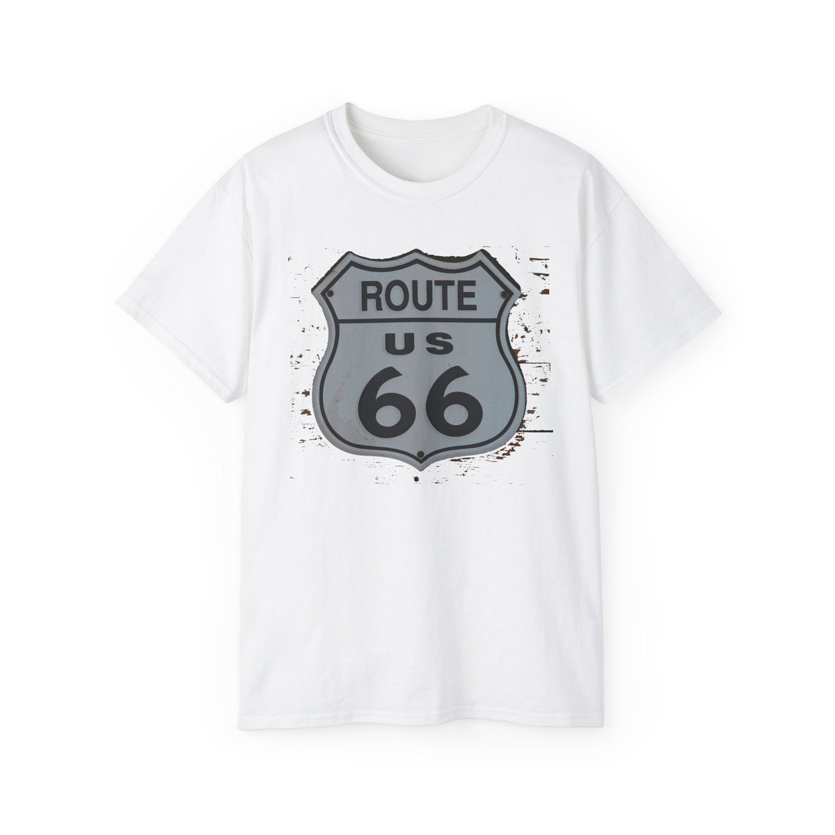 Route 66 Vintage Graphic Tee Unisex 100 Cotton Gildan T-Shirt