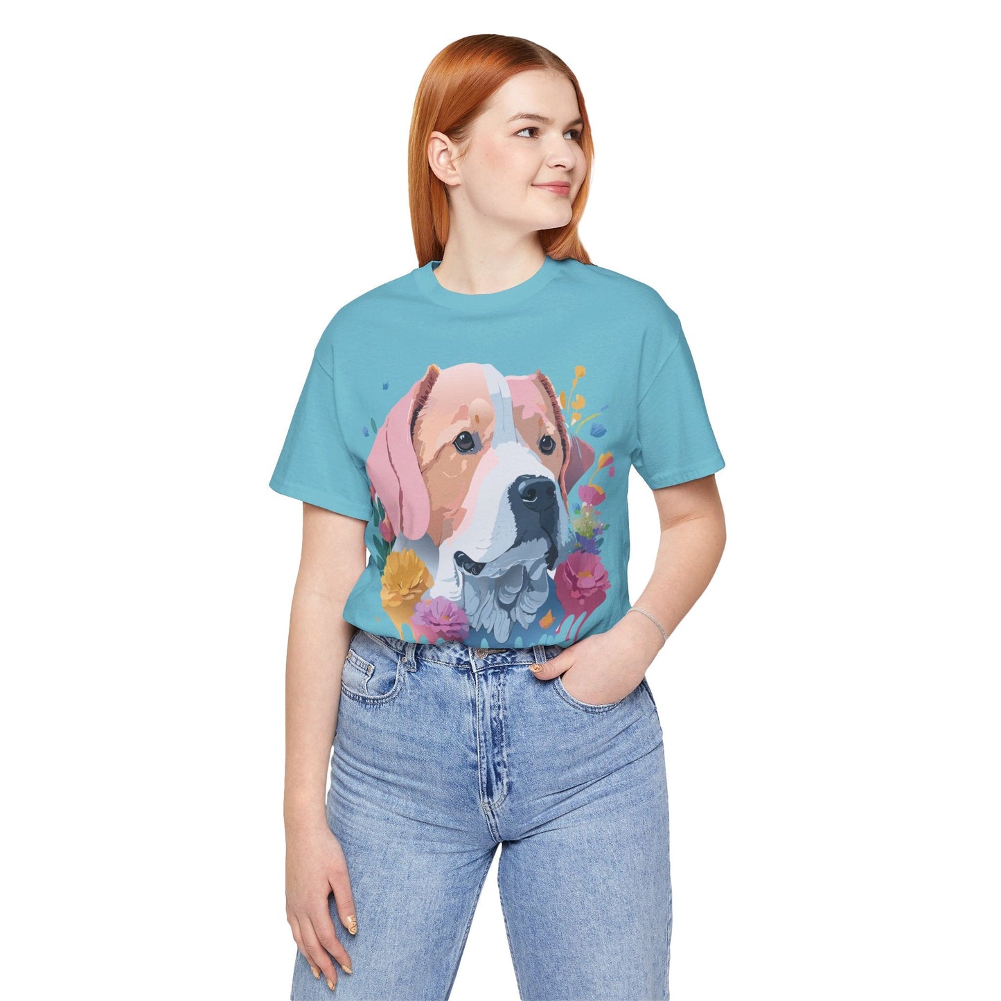 Dog Graphic Unisex 100 Cotton T-Shirt 10