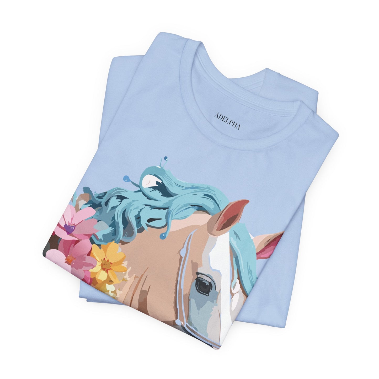 Horse Graphic Unisex 100 Cotton Vintage Animal Art T-Shirt 17
