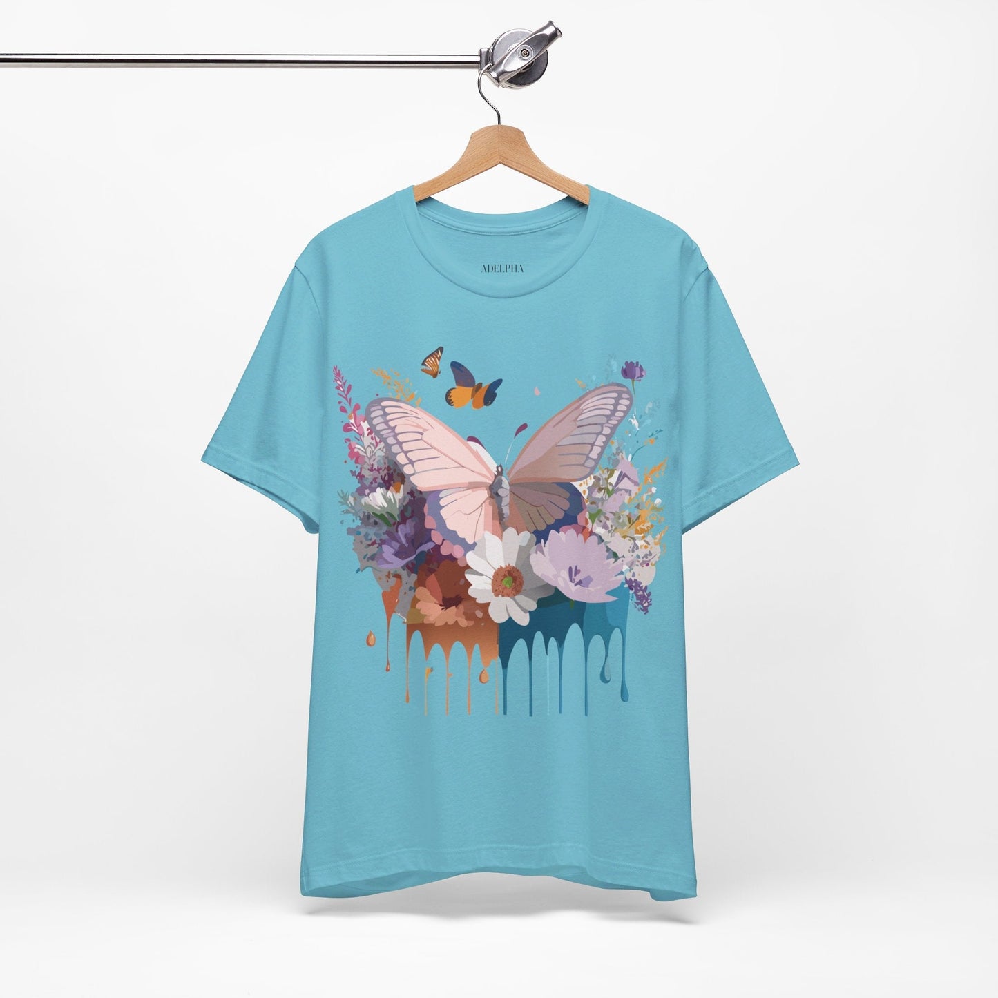 Butterfly Graphic Tee Adelpha Art Design Unisex Short Sleeve Shirt
