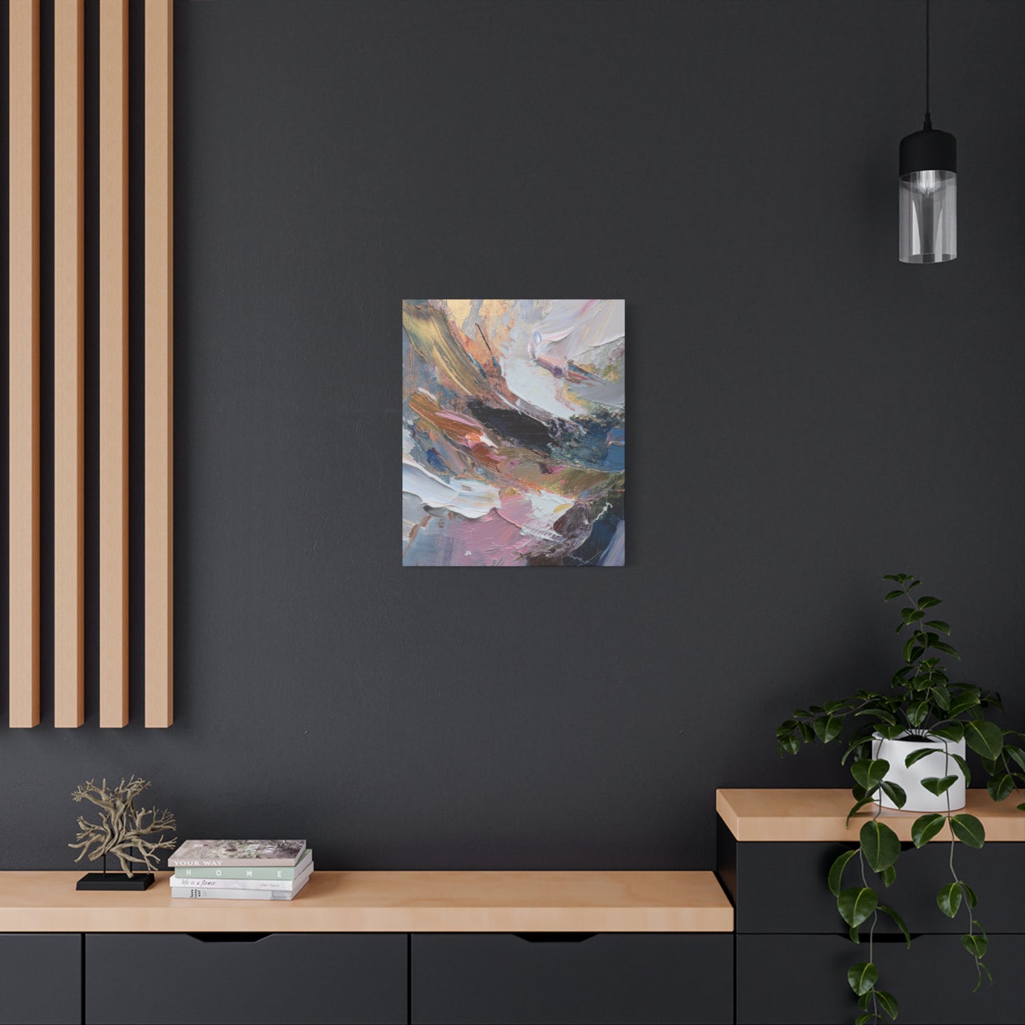 Abstract Oil Painting Print Canvas 20x24,20x30,24x30 24x32,24x36,30x40 32x48,36x48,40x60 Pine-Wood Inner Frame ABS-86