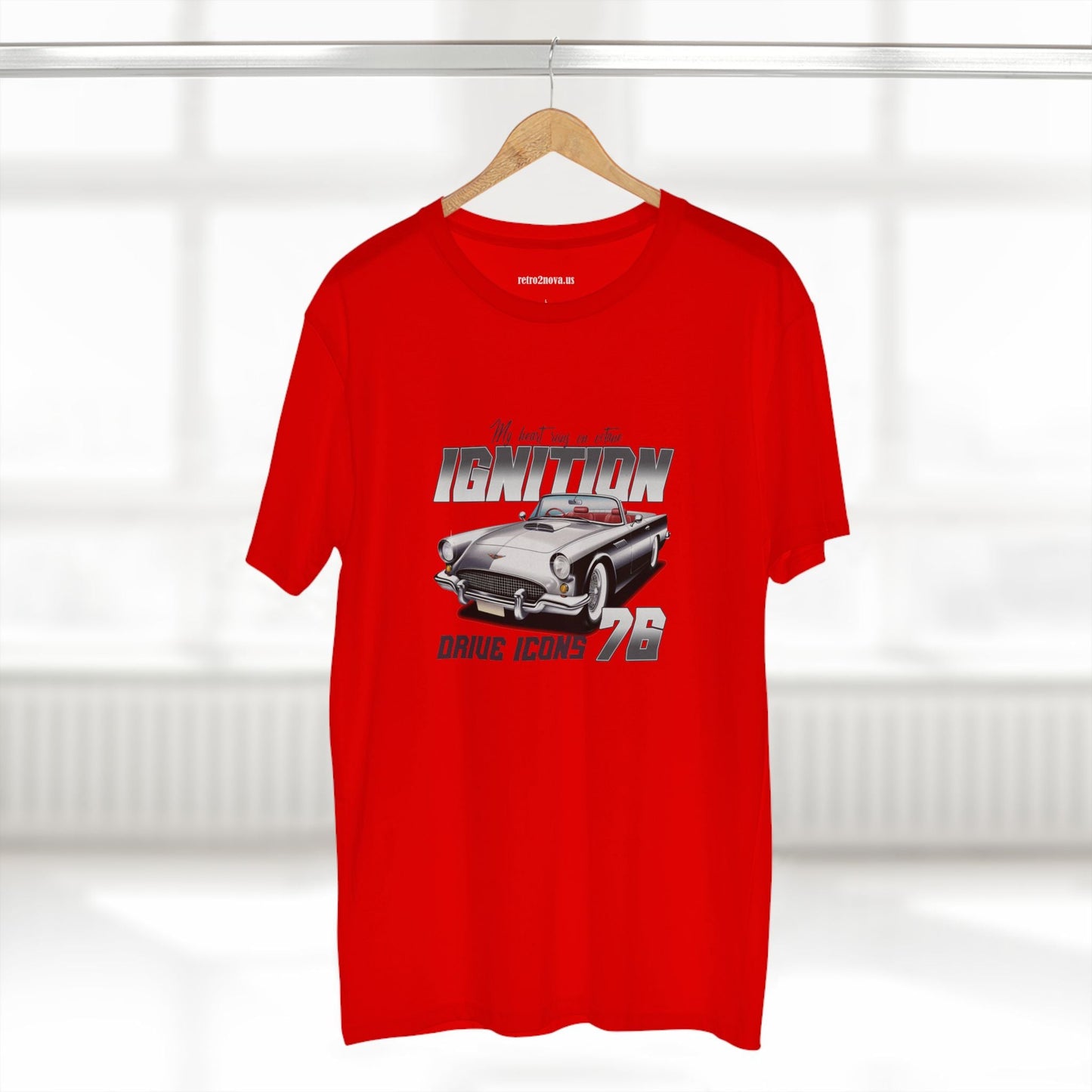 Retro Car Shirts Vintage Car Shirts RC11 Unisex Premium Cotton Tee With Original Art Design
