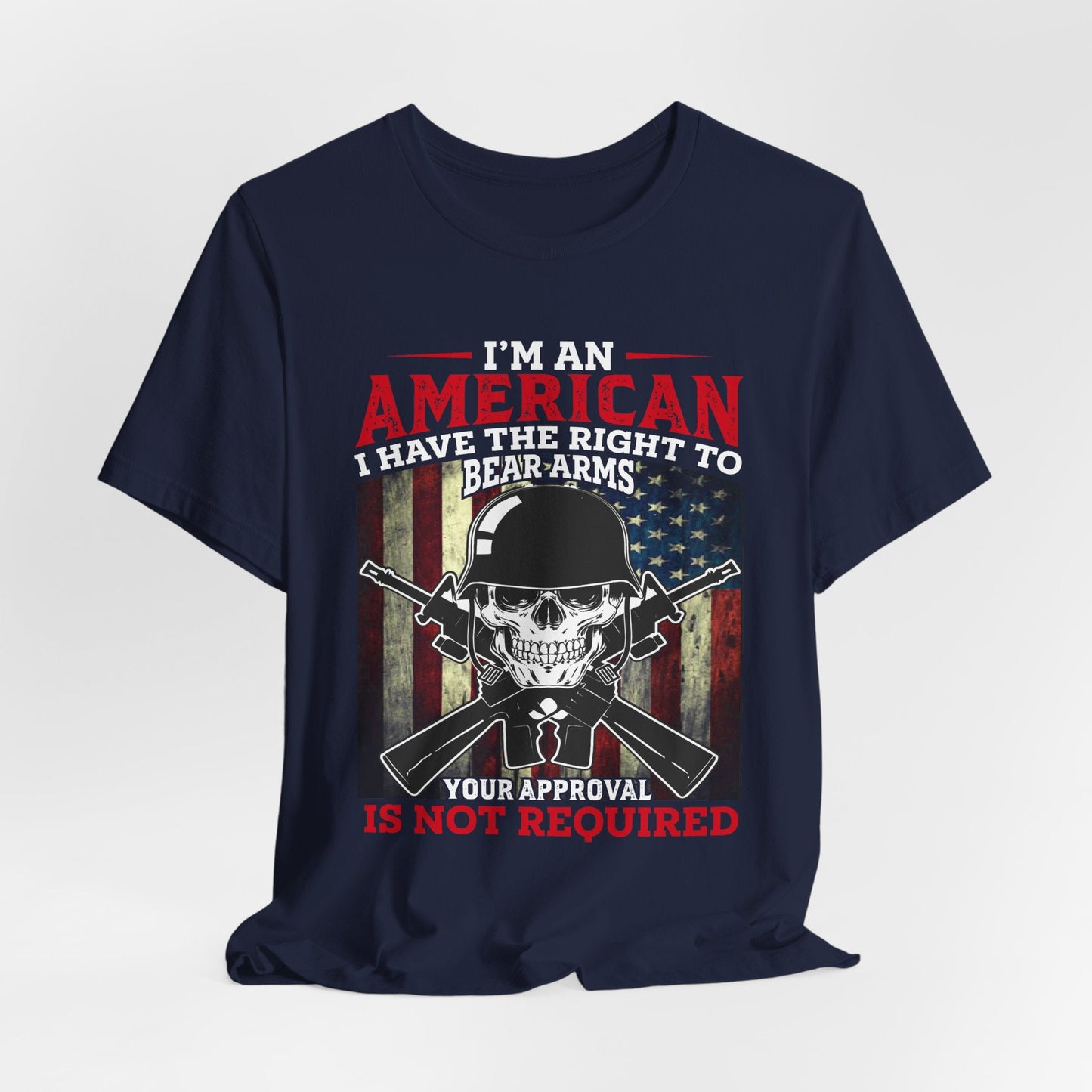 Army Veteran Patriotic Graphic Design Unisex Cotton T-Shirt v29