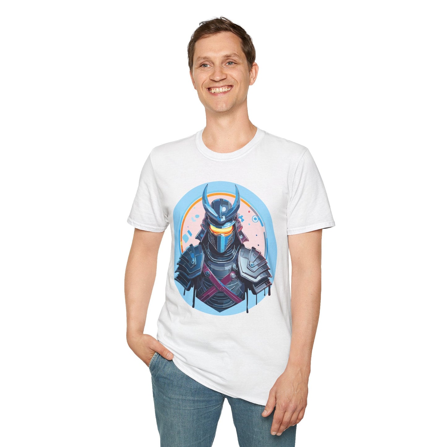 Samurai T Shirt Unisex Softstyle 64000 Tee Lightweight Comfortable 100 Percent Ring Spun Cotton