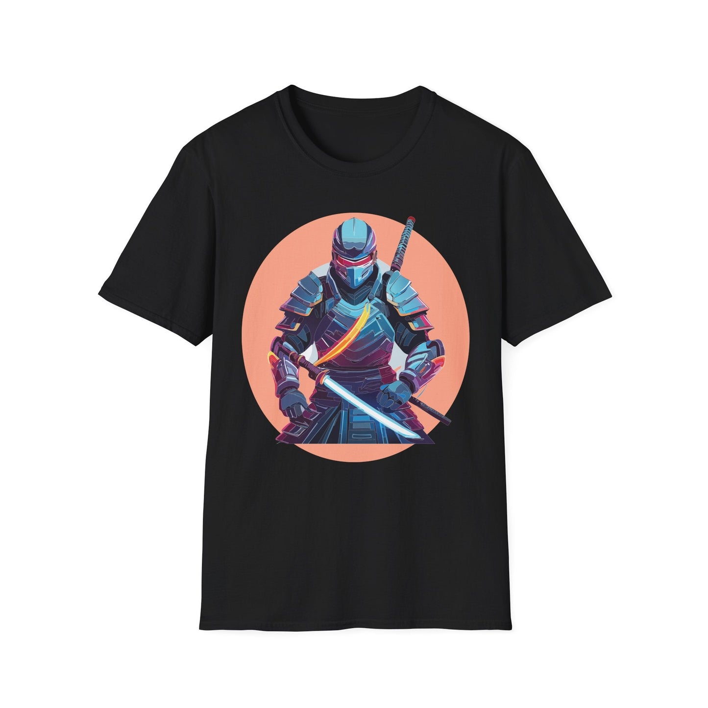 Samurai Shirt Unisex T Shirt 100 Percent Ring Spun Cotton Softstyle Tee Gildan 64000