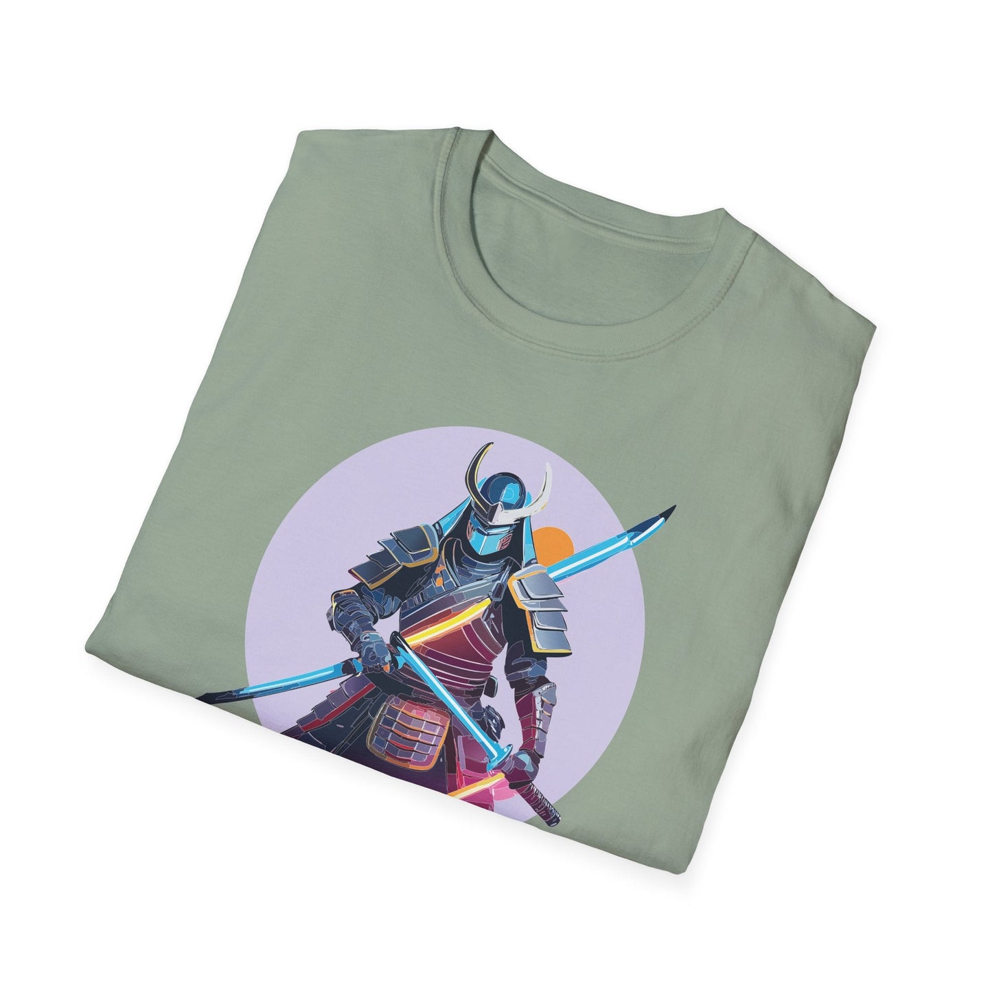 Samurai Shirt Unisex Gildan Softstyle Tee 100 Percent Cotton Lightweight Comfort