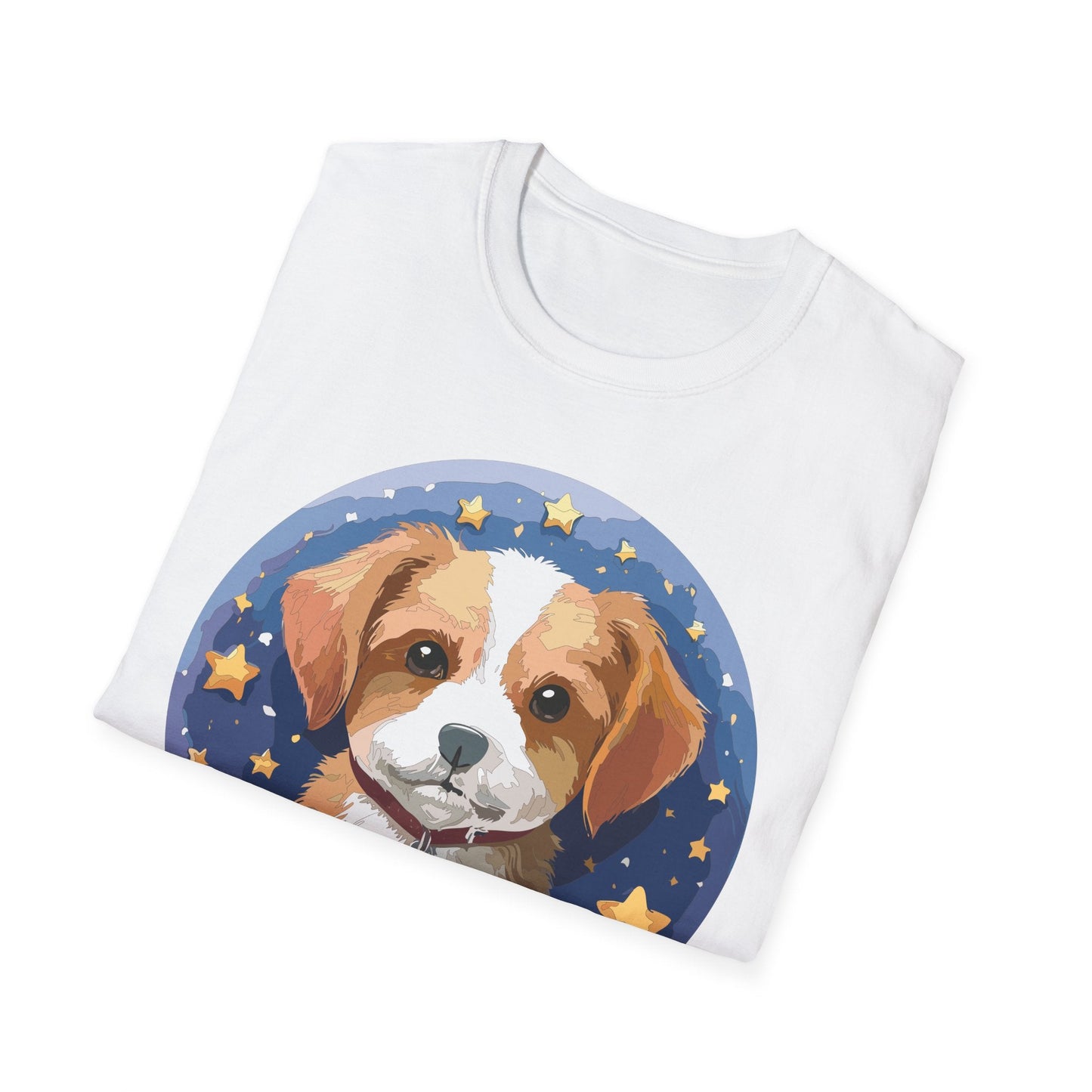 Unisex Dog Shirt Animal Print Tee Gildan Softstyle 64000 Cotton