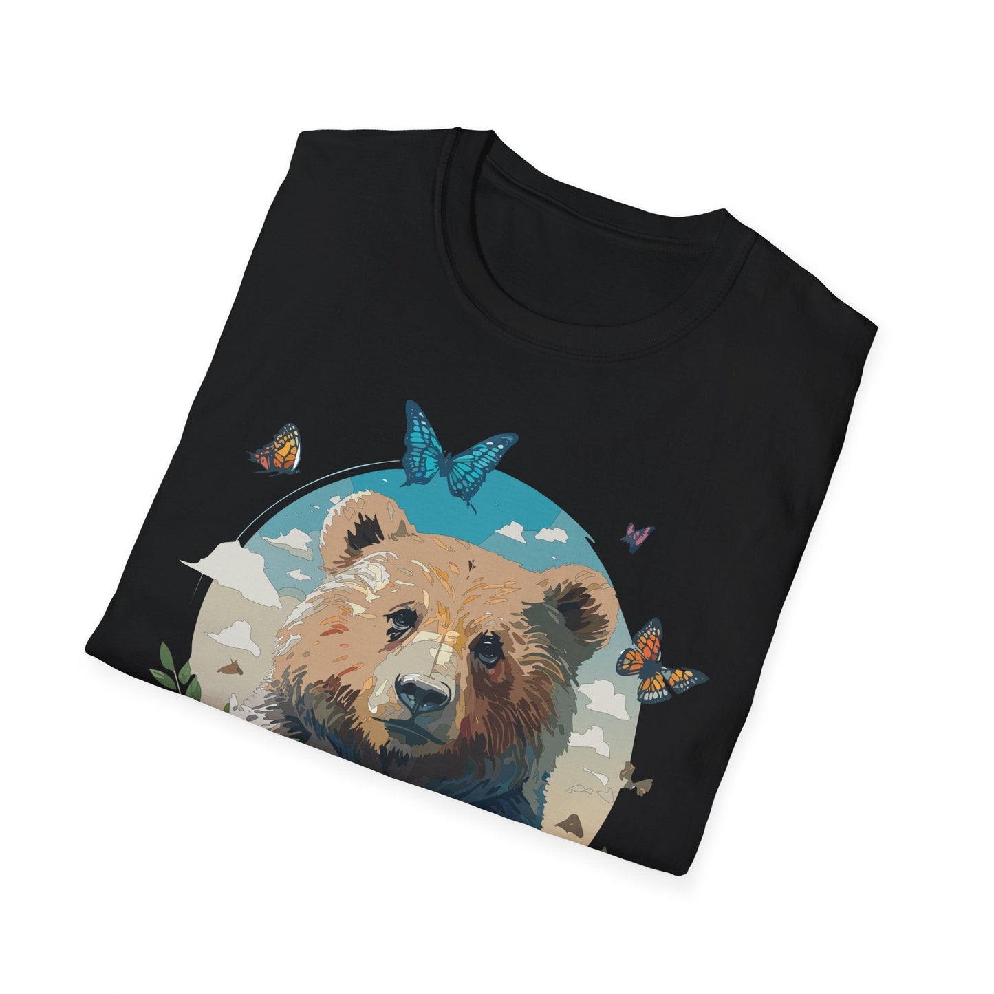 Bear Shirt Teddy Bear Tee Unisex Gildan Softstyle 100 Percent Ring Spun Cotton Tee