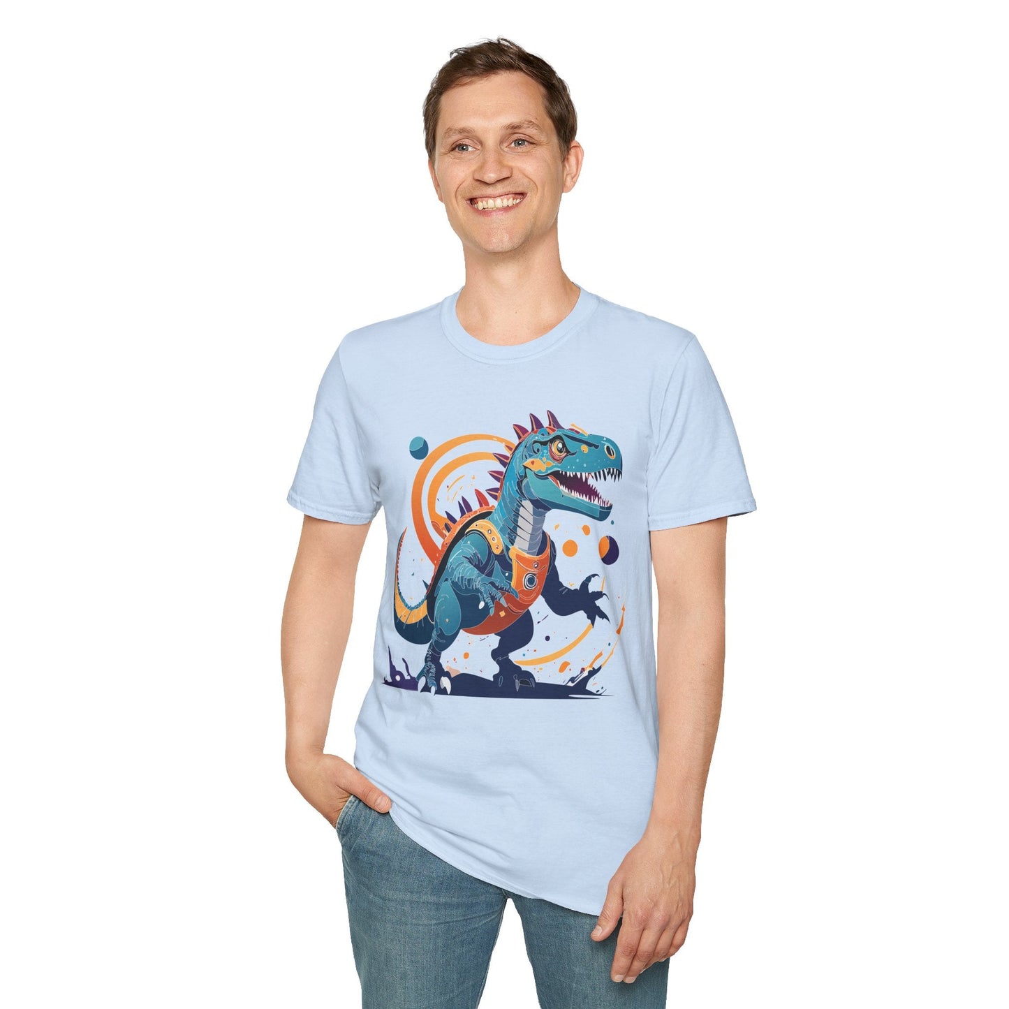 Unisex Alien T Shirt Cosmos Tee With Alien Design Gildan Softstyle 64000 Ring Spun Cotton