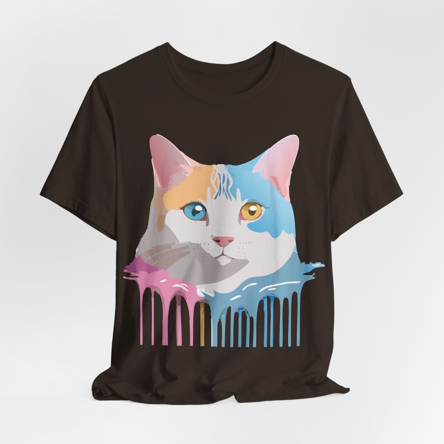 Unisex Cat Shirt Graphic Tee With Vintage Adelpha Art Design
