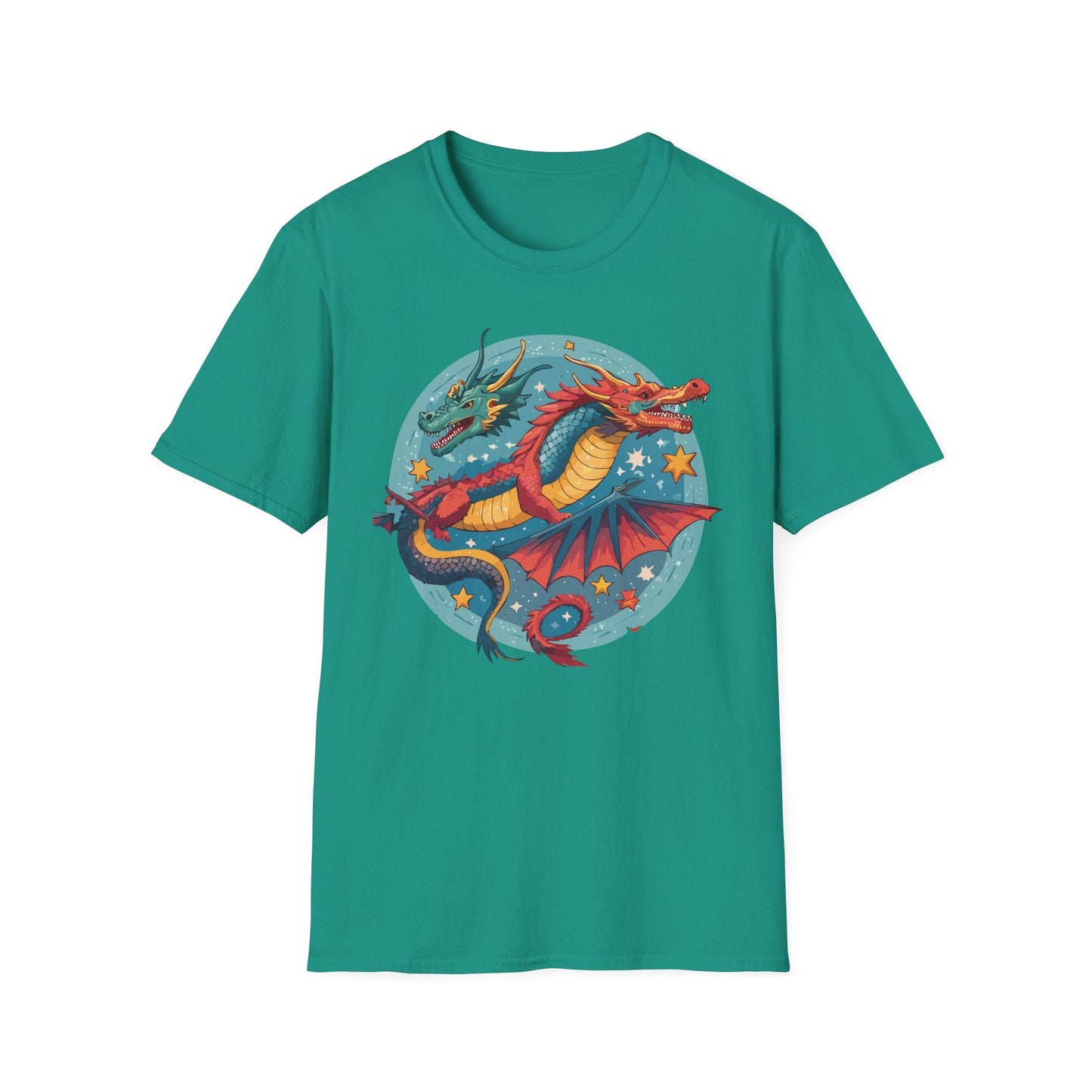 Dragon Graphic Unisex 100 Cotton Tee with Animal Artwork Design 19