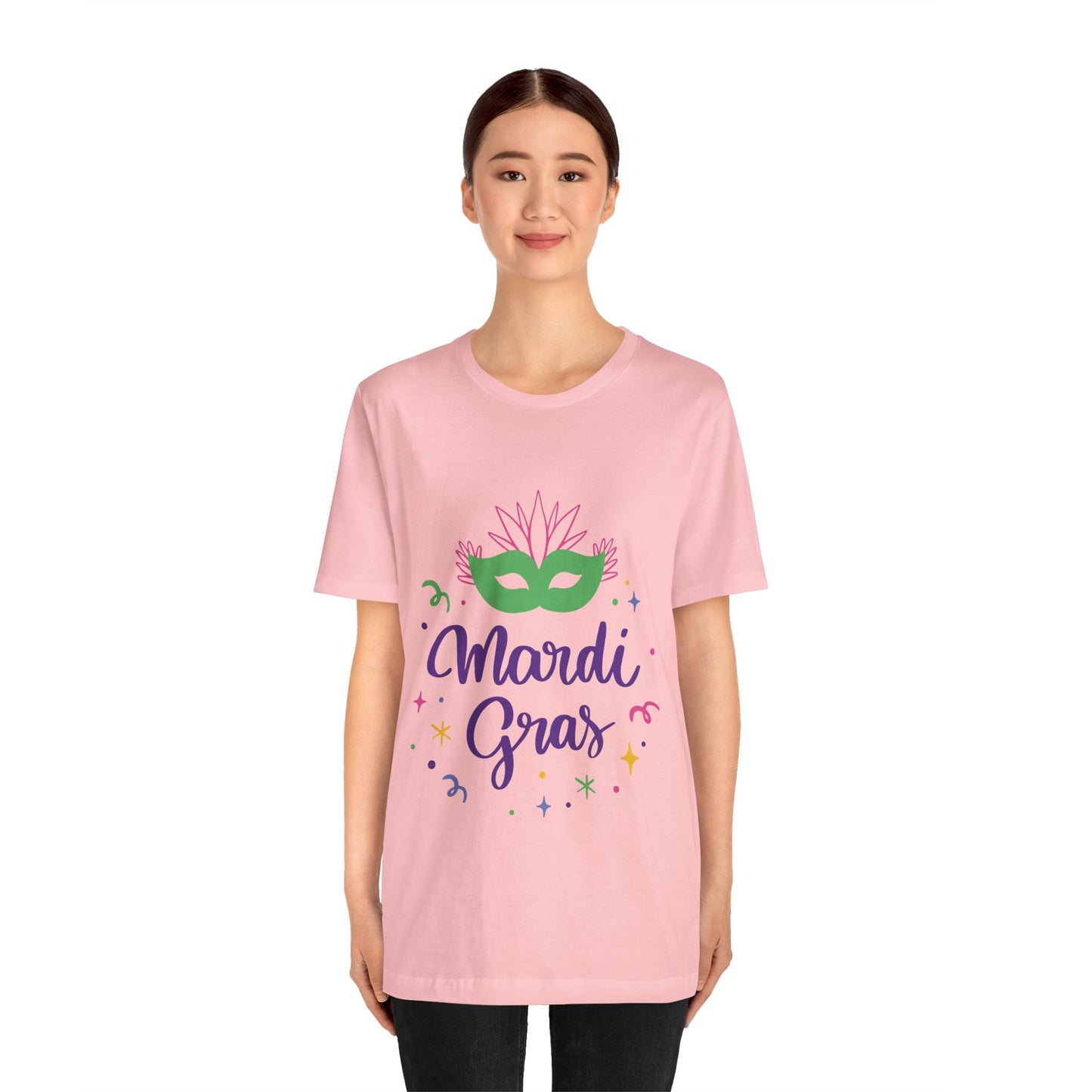 Unisex Cotton Tee Shirt for Mardi Gras