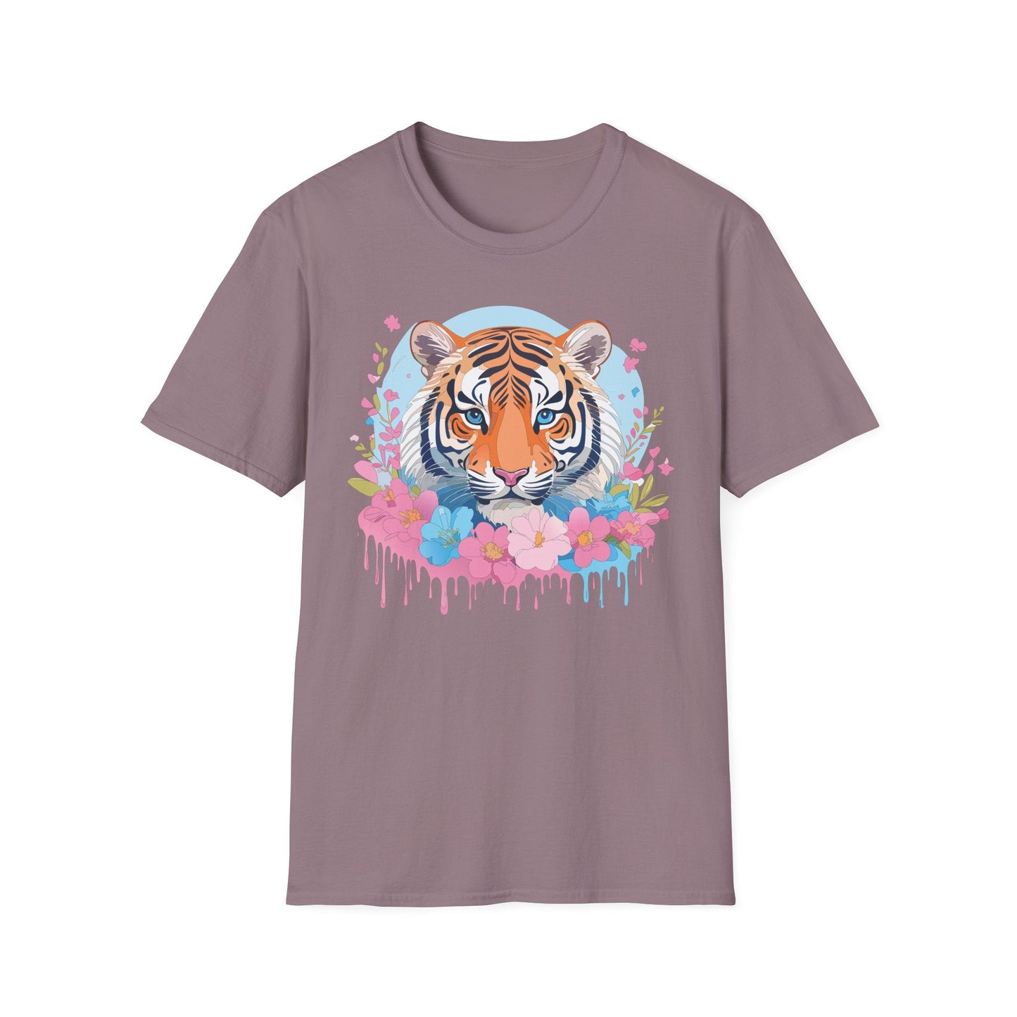 Tiger Shirt Unisex Softstyle T Shirt Gildan 64000 Animal Tee