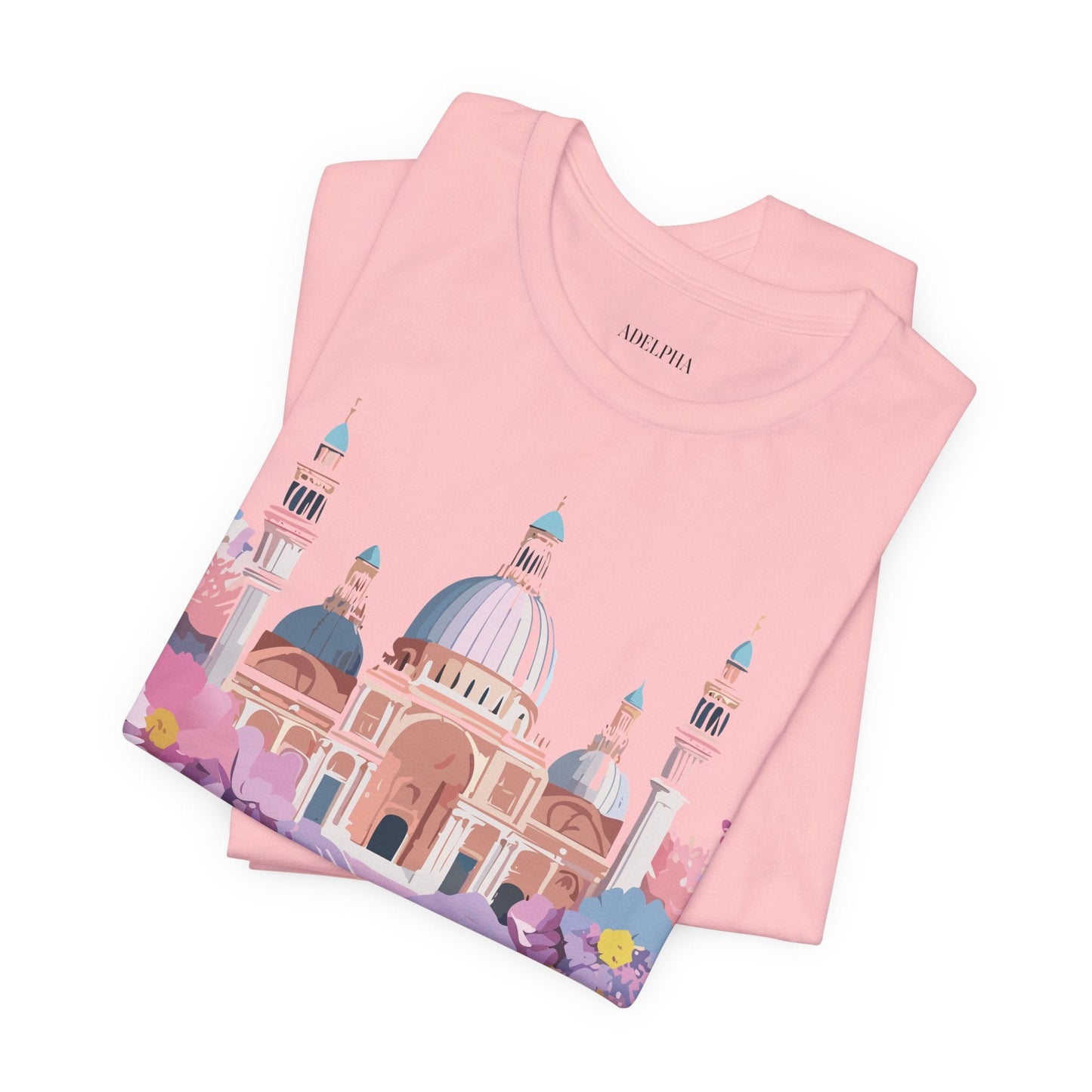 Venice Tourist Graphic Tee Unisex Jersey Short Sleeve Art By Vintage Style