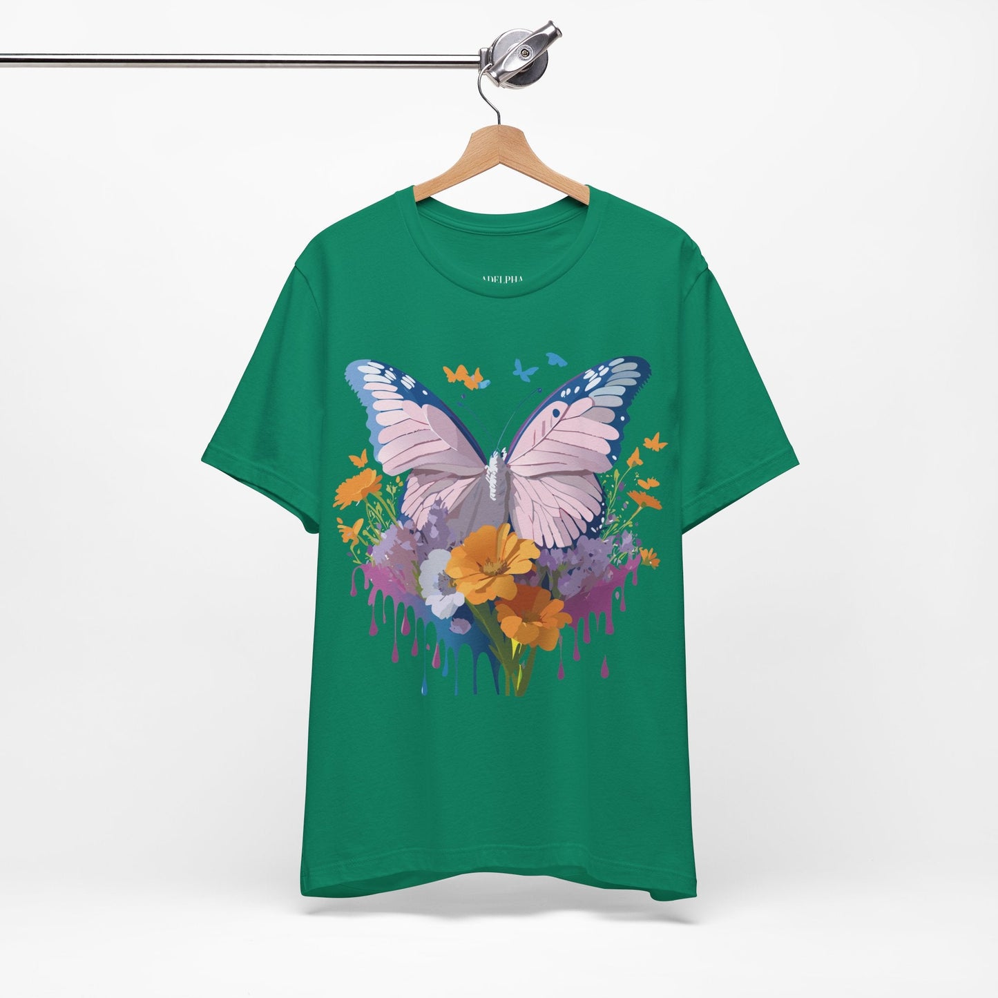 Butterfly Graphic Tee Unisex Jersey Short Sleeve Adelpha Art Design