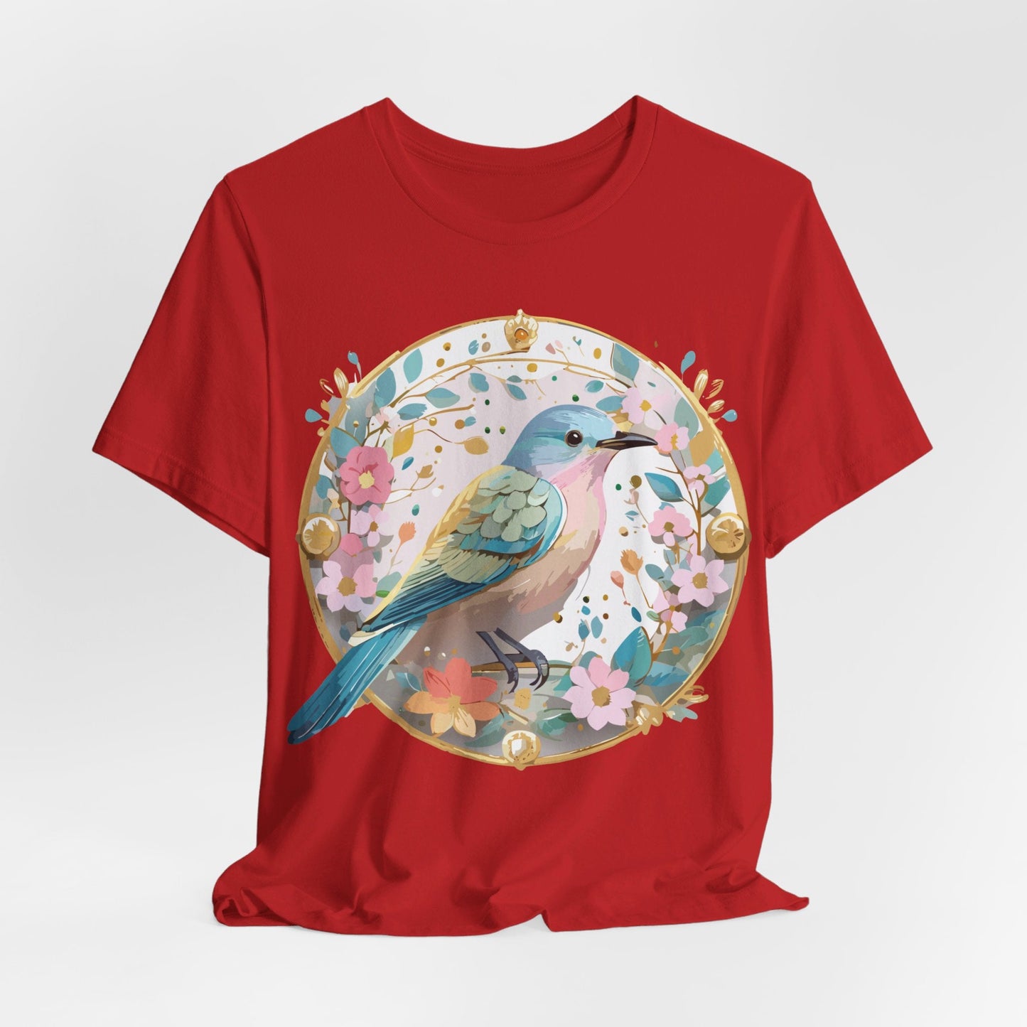 Adelpha Medallion Graphic T Shirt Unisex Short Sleeve Vintage Inspired Artwork Tee