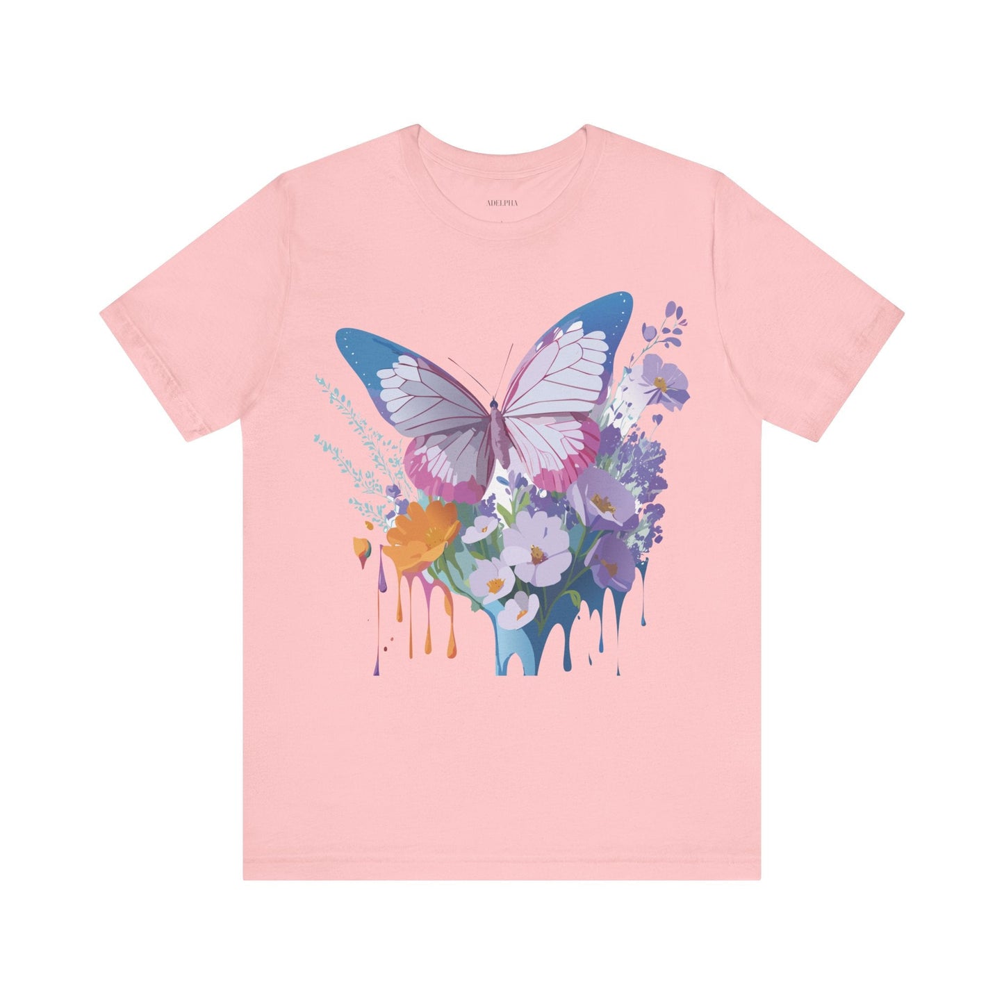 Unisex Butterfly Graphic Tee Adelpha Art Design Vintage Inspired Jersey Tee