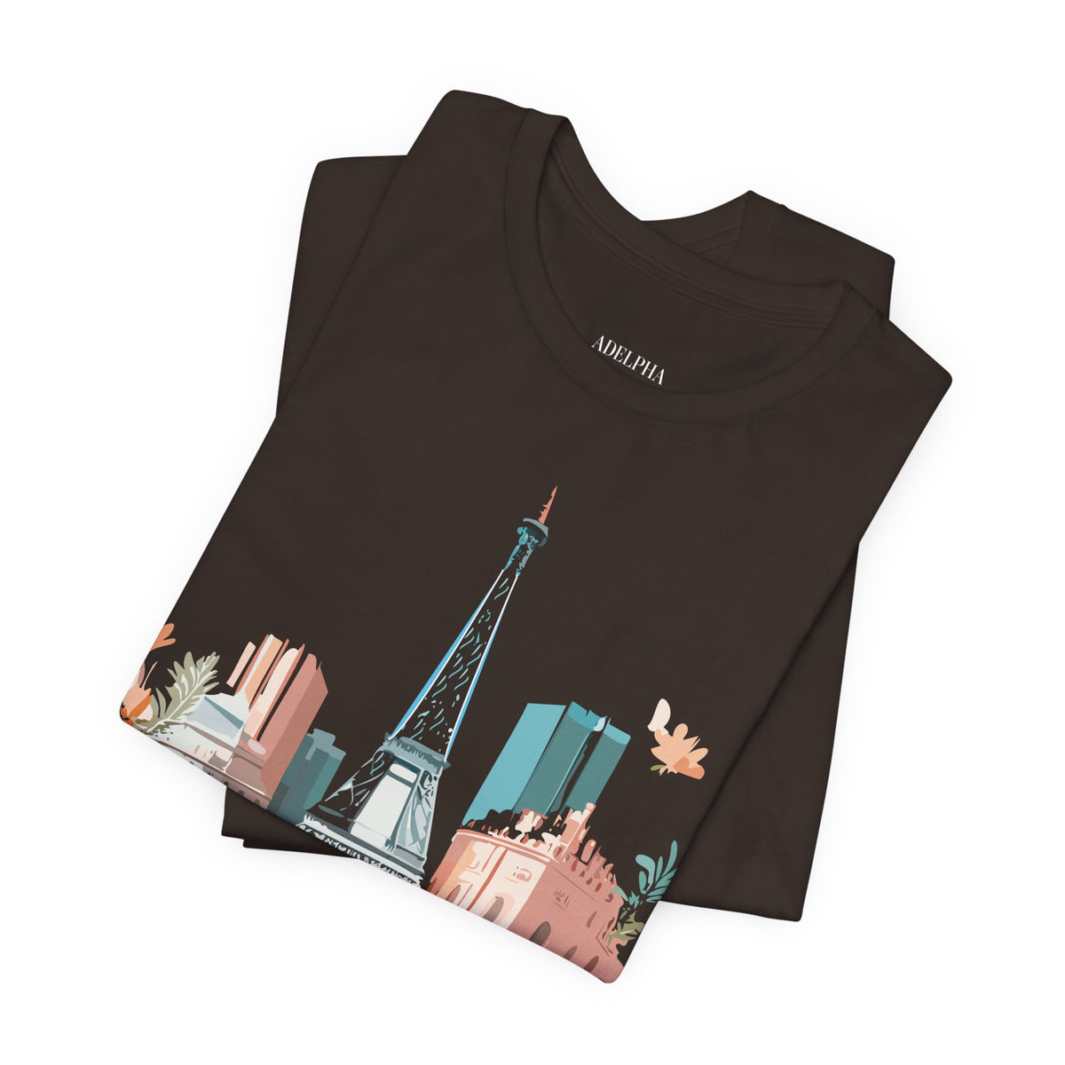 Unisex Cotton Bella+Canvas Tee with Paris