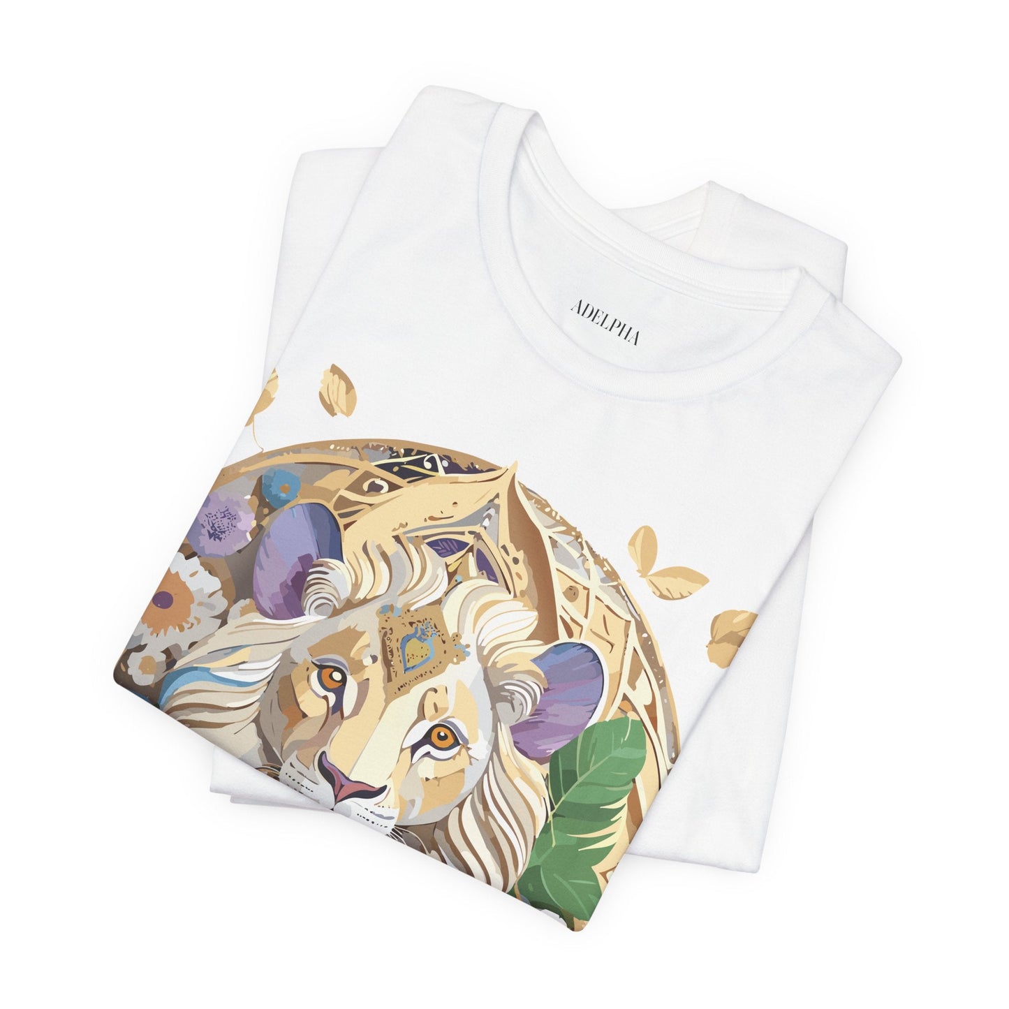 Medallion Graphic Unisex 100 Cotton Vintage Animal Medal Artwork Tee 62