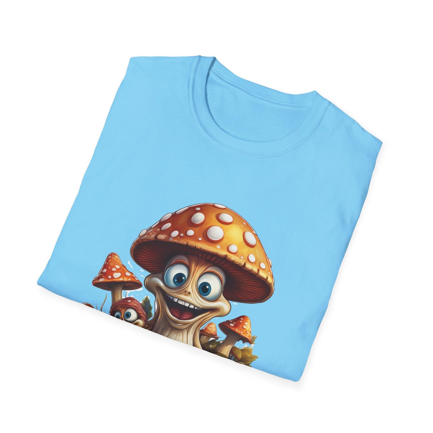 Mashroom Tee Shirt Unisex Softstyle 64000 Comfortable Mushroom Shirt With Funny Fungus Design