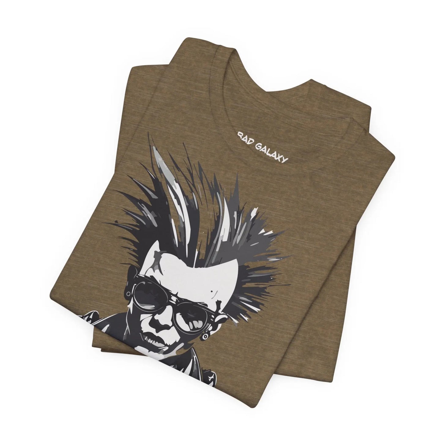 Bad Galaxy Punk Rock Tee Shirt Lightweight Fabric Made To Order 100 Percent Cotton Eco Friendly Inks