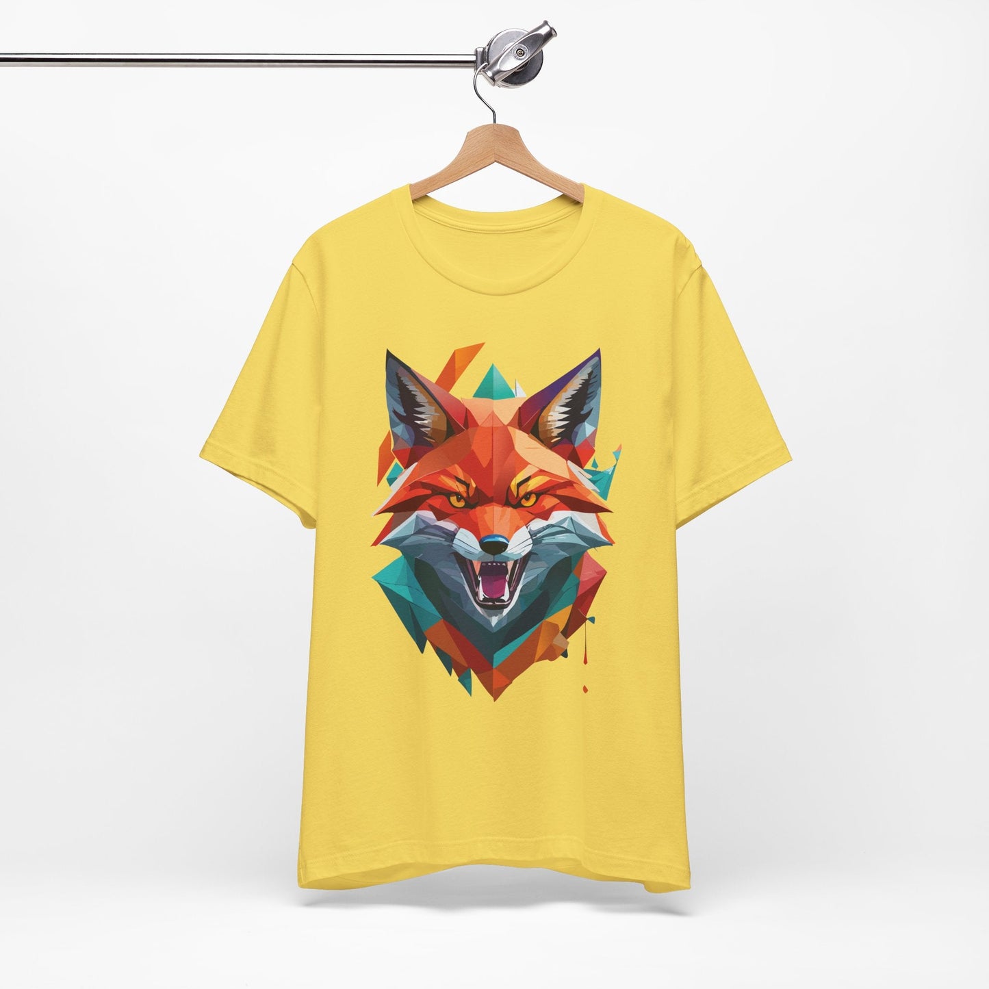 Unisex Animal Print Tee Shirt With Wild Animals Art Design For Men Women Soft Cotton