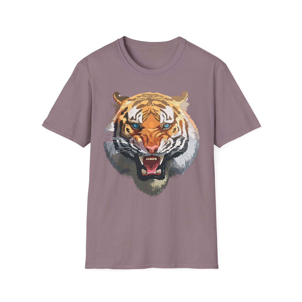 Roaring Tiger Face T-Shirt | Big Cat Graphic Tee