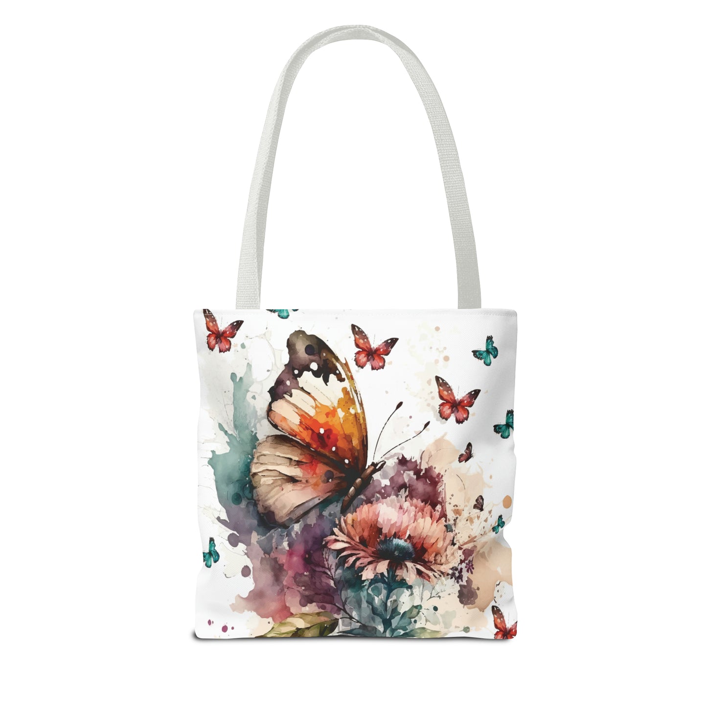 Canvas Bag with Butterfly Prints