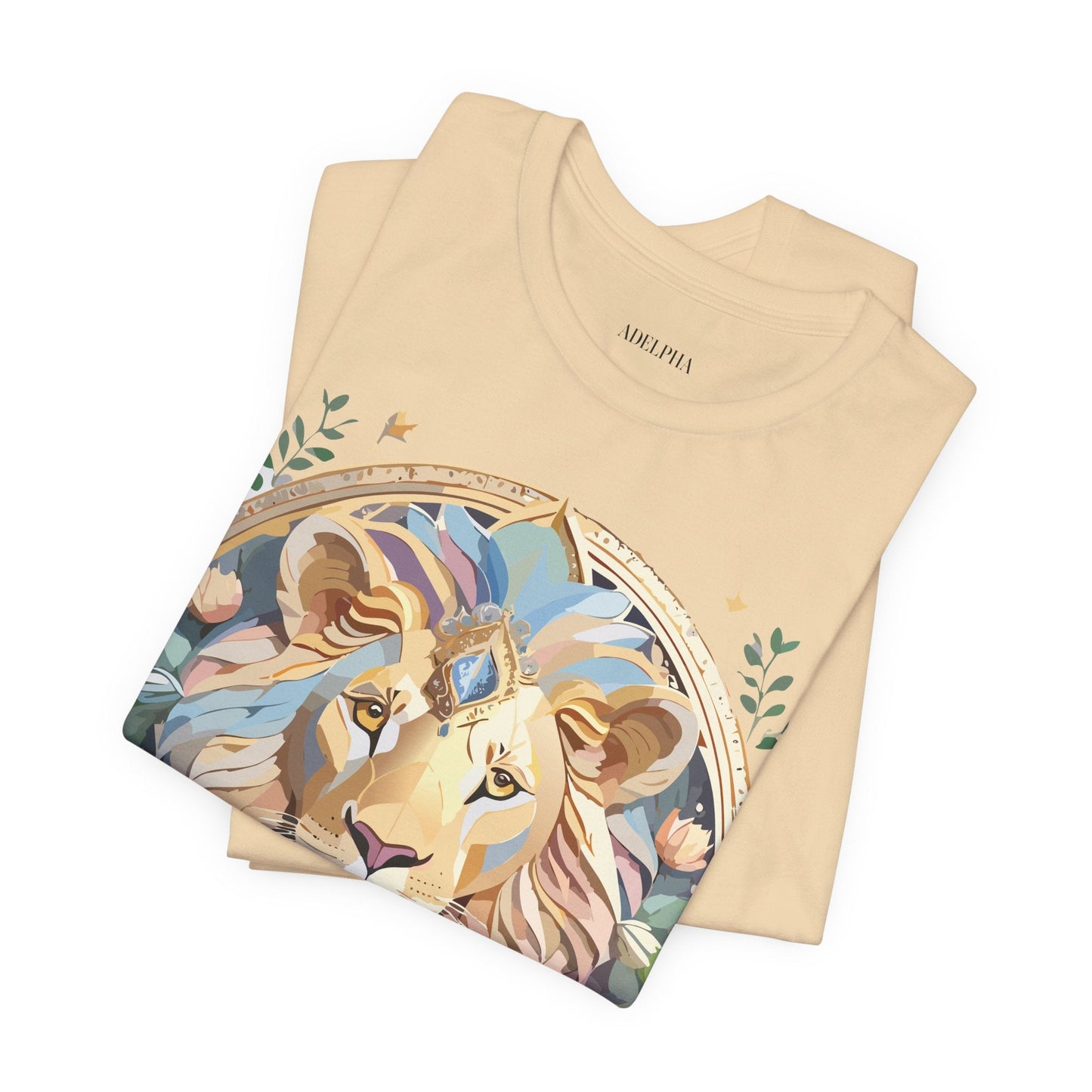 Medallion Graphic Unisex 100 Cotton Vintage Animal Medal Artwork Tee 3