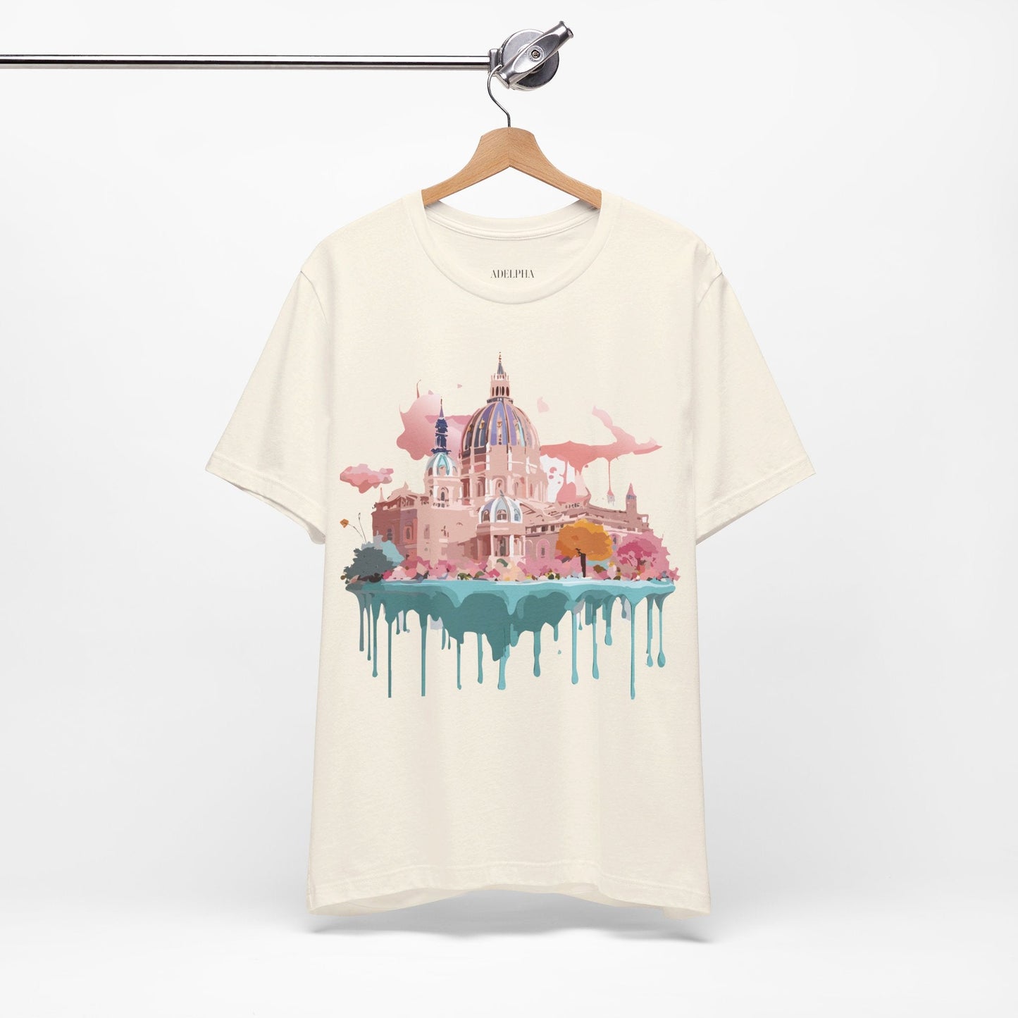 Adelpha Vienna Graphic Tee Unisex Short Sleeve Shirt Vintage Inspired Art Design