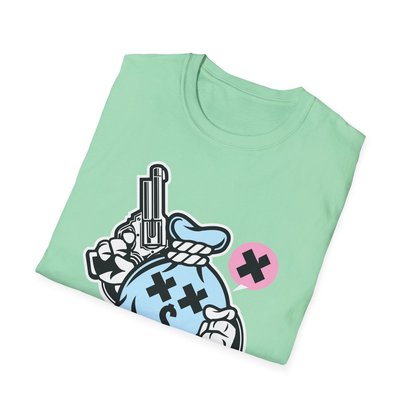 Cartoon T Shirt Animation T Shirt Funny Tee Unisex Gildan Softstyle 64000 100 Percent Cotton