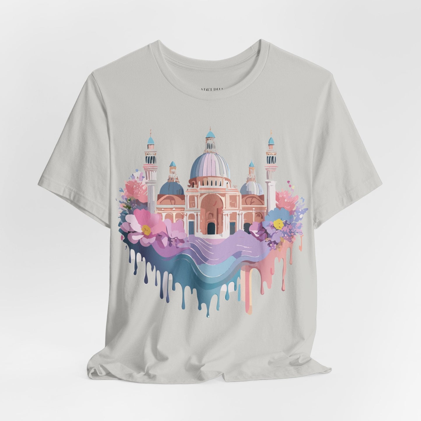 Venice Tourist Graphic Tee Unisex Jersey Short Sleeve Art Shirt By Adelpha Vintage Style