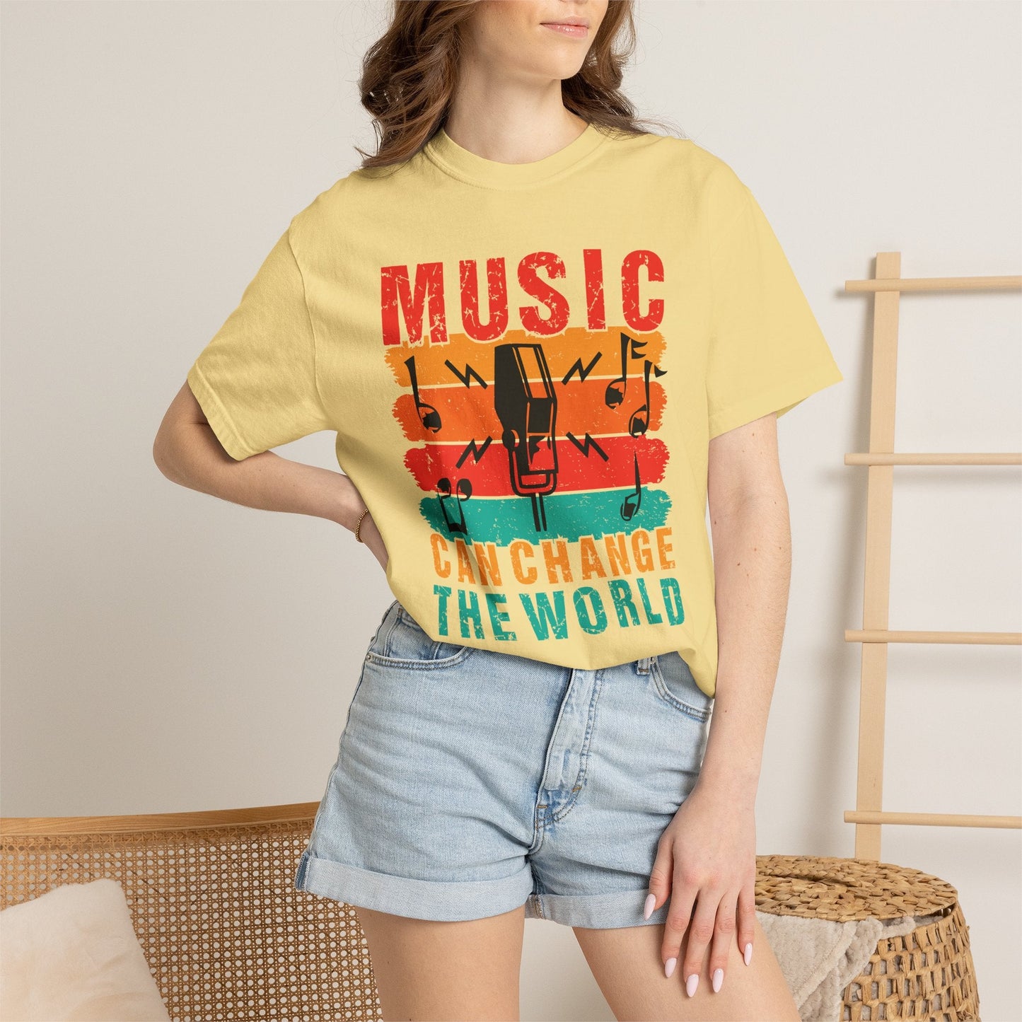 Music Graphic Design Unisex Cotton T-shirt 089