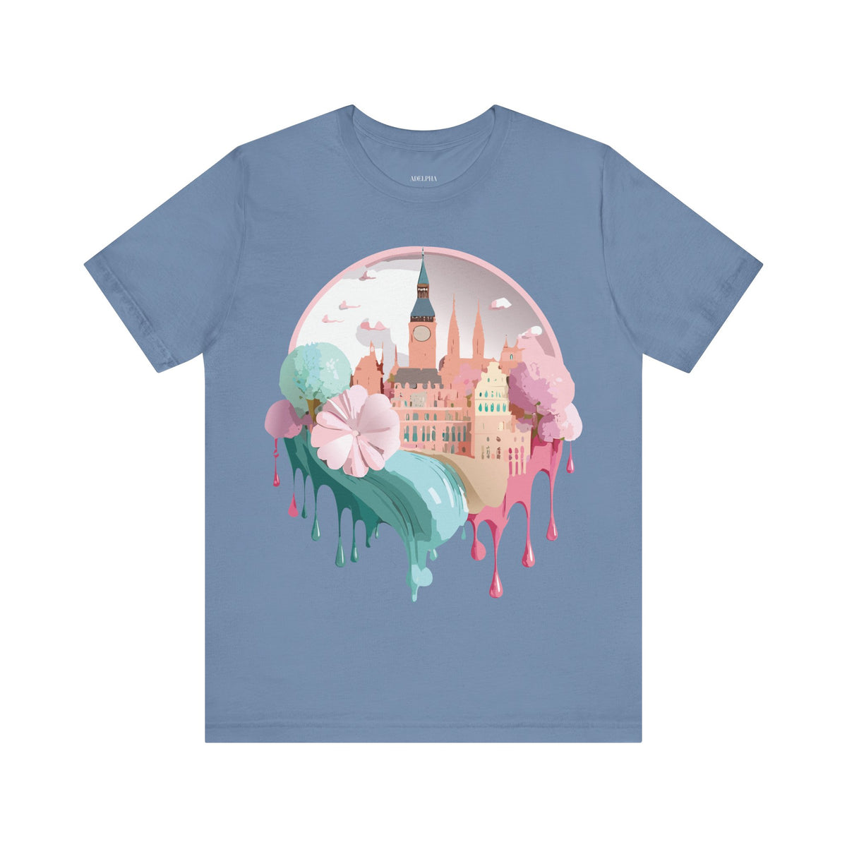 Unisex Cotton Bella+Canvas Tee with Prague