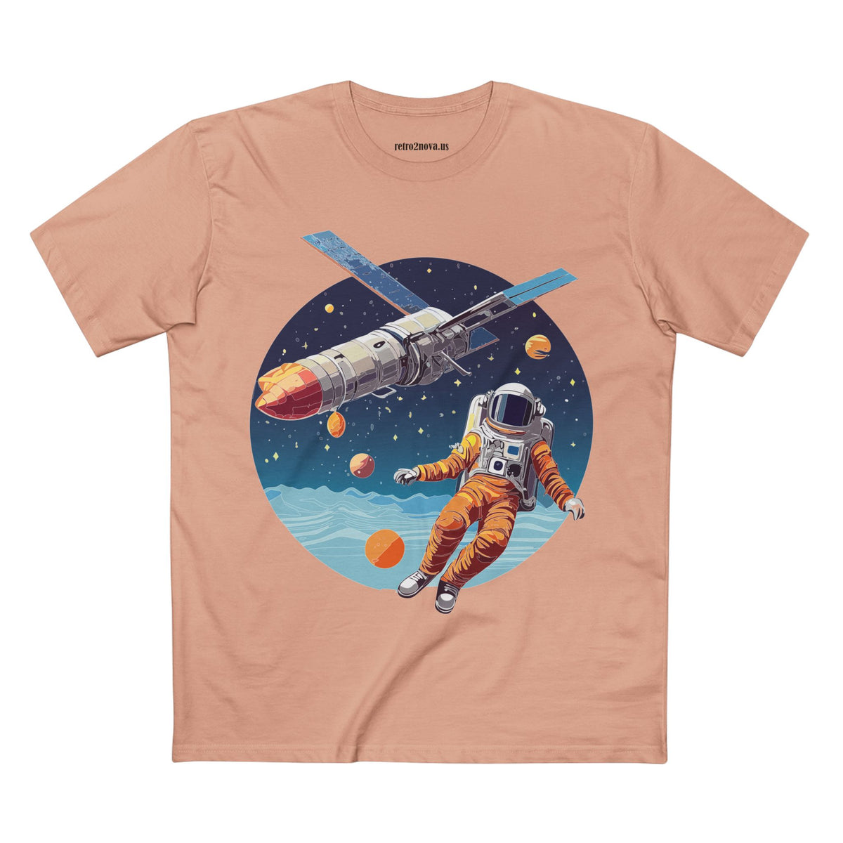 Cosmos Astronaut Graphic Tee Staple Unisex 100 Cotton Tee Shirt - CS-5