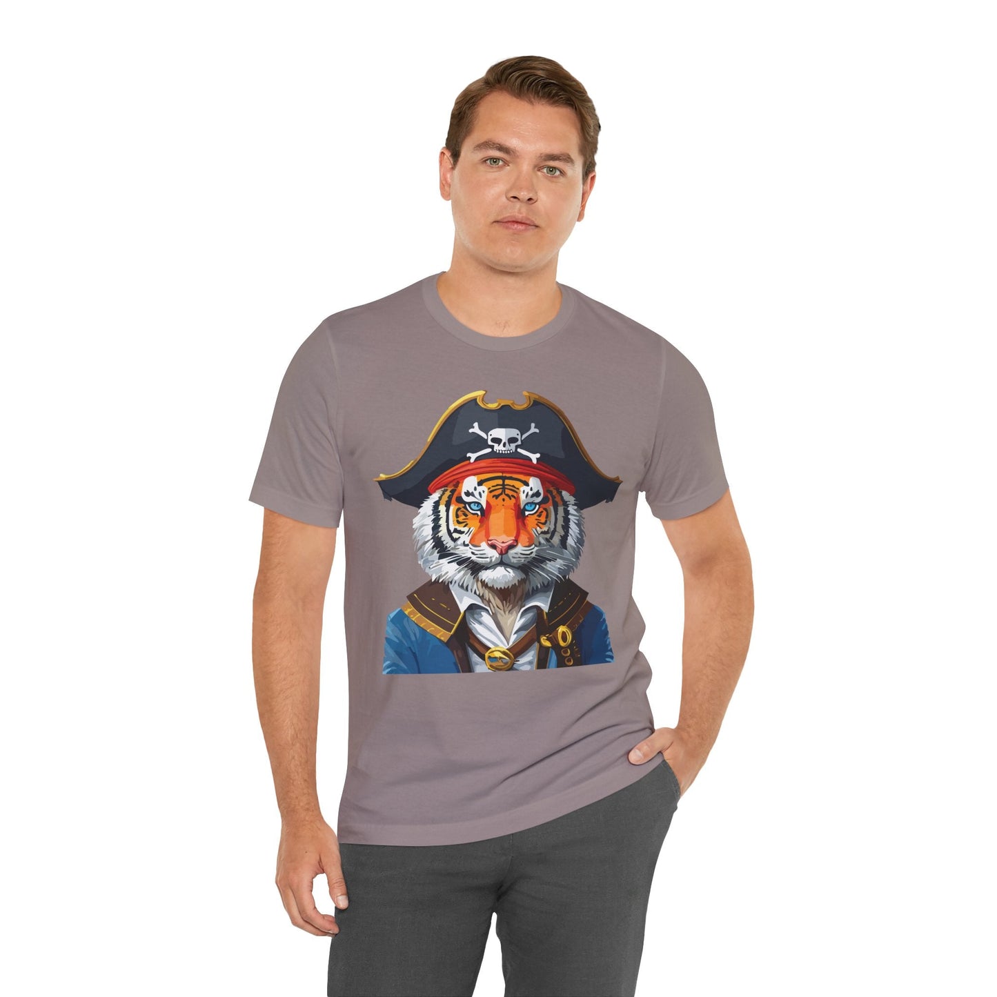 Unisex Animal Tee Shirt With Art Design Wild Animals Shirt Gildan Softstyle 64000