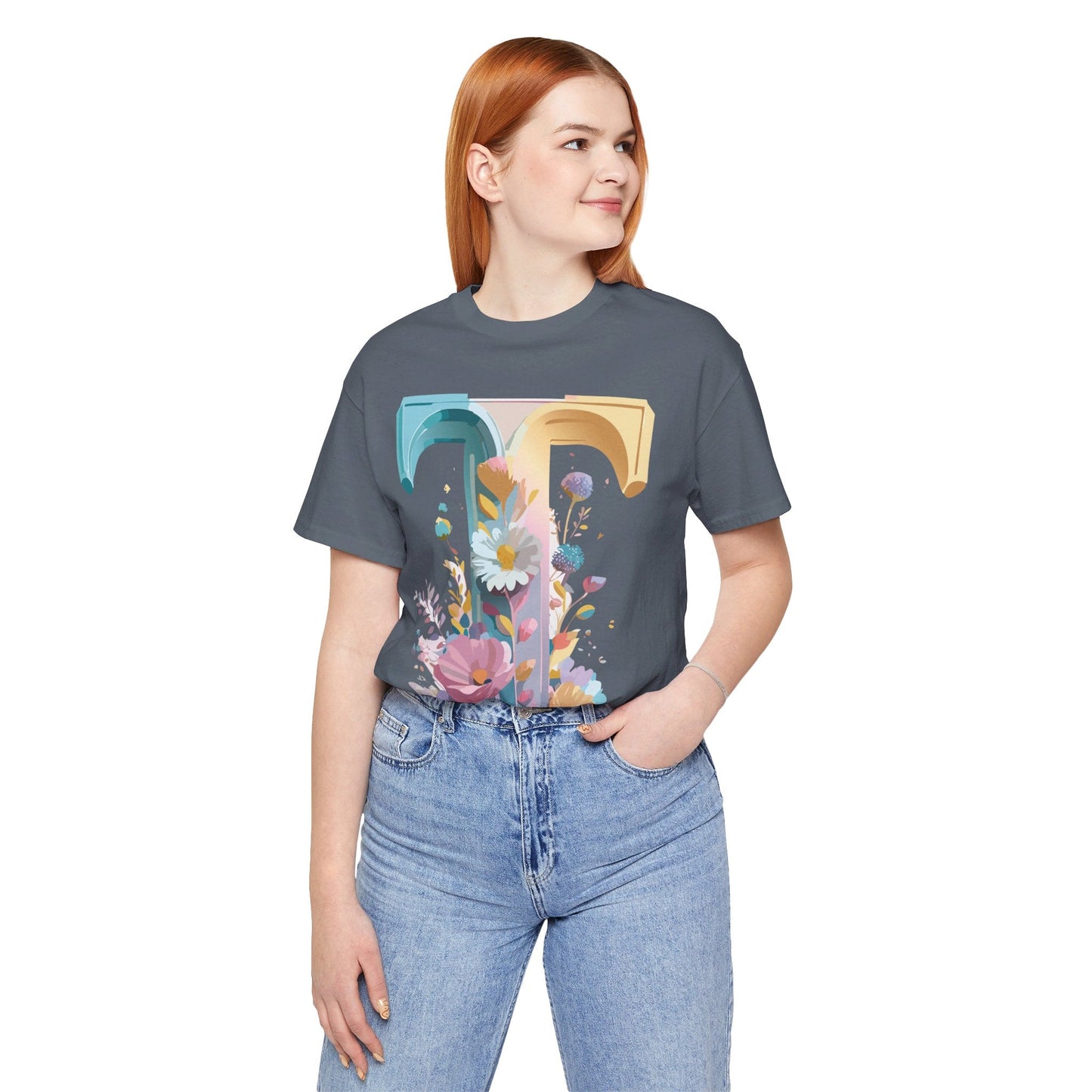 Unisex Graphic T Shirt Letter Shirt Adelpha Vintage Inspired Art Tee Short Sleeve