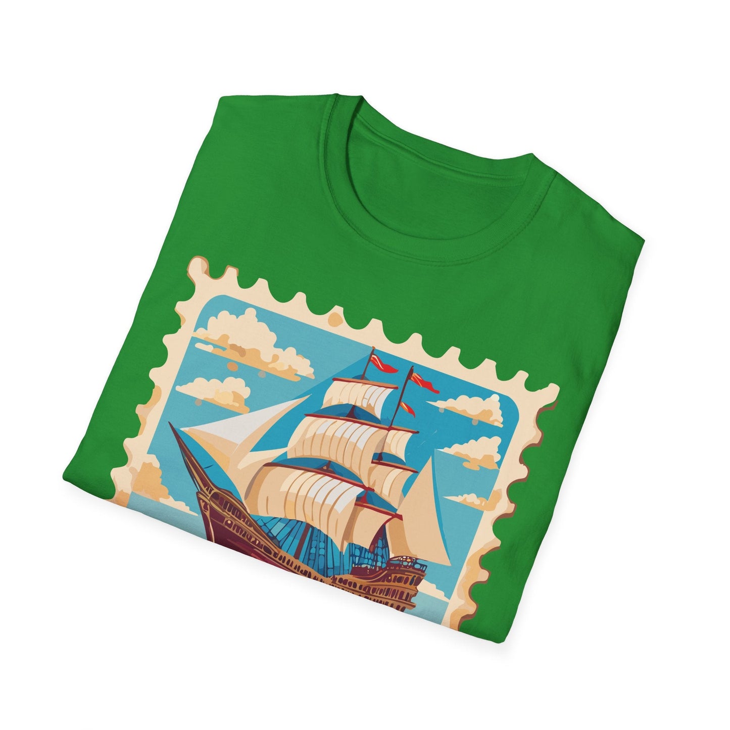 Ship T Shirts Frigate Vessel Tee Unisex Softstyle Gildan 64000 100 Percent Cotton