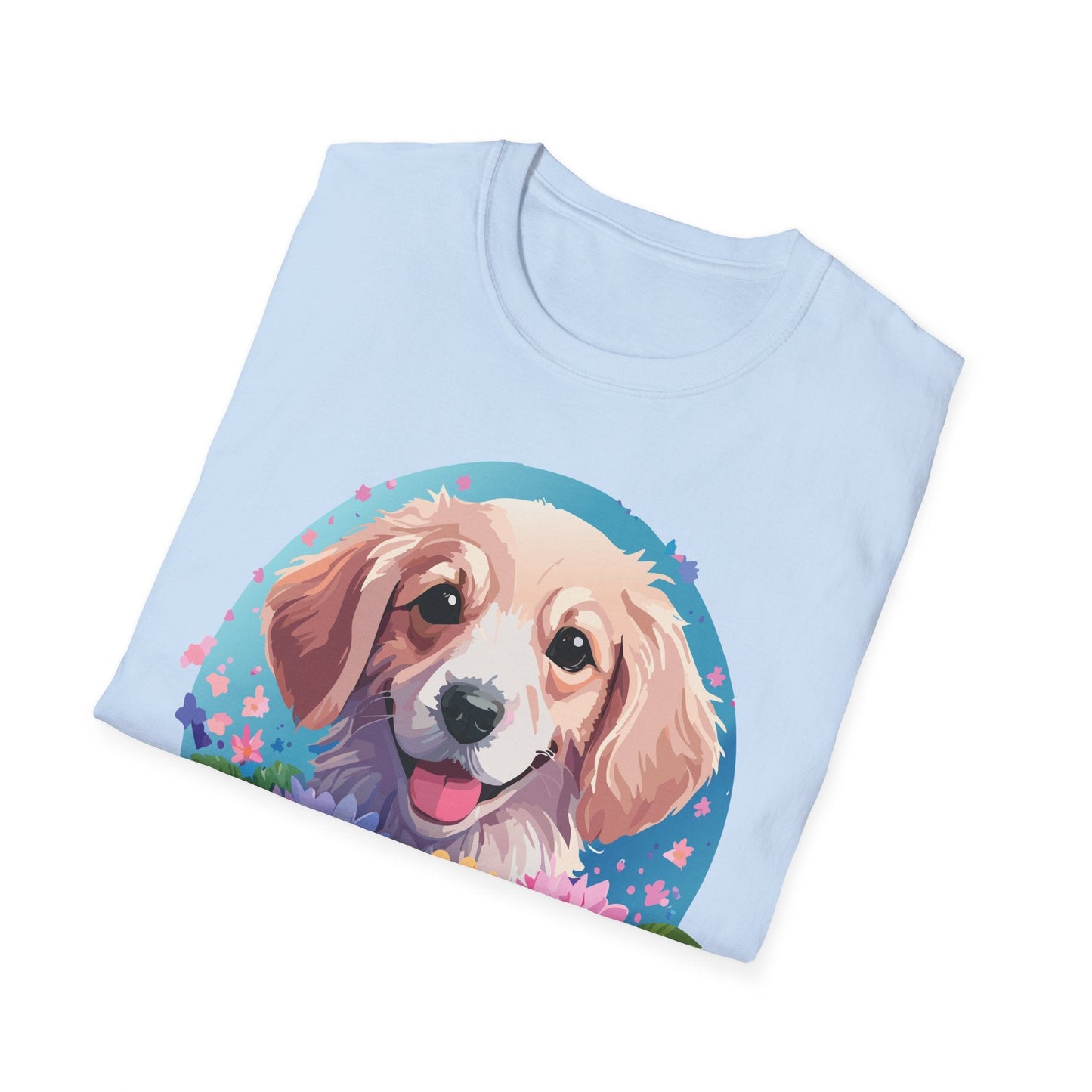 Unisex Dog Shirt Animal Tee Gildan Softstyle 64000 100 Percent Cotton