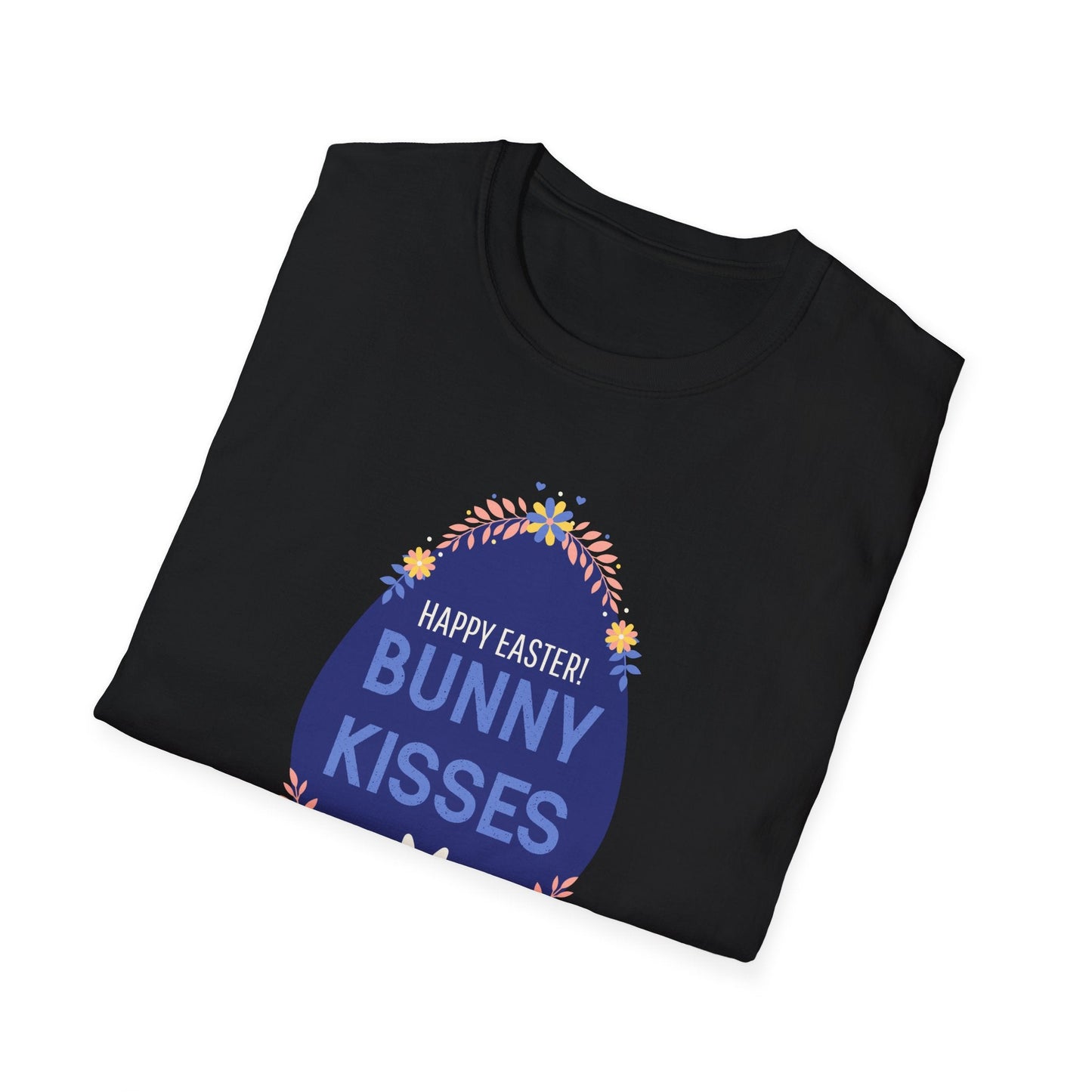 Easter Bunny Kisses T Shirt Unisex Gildan Softstyle Tee With Easter Signature Prints Design