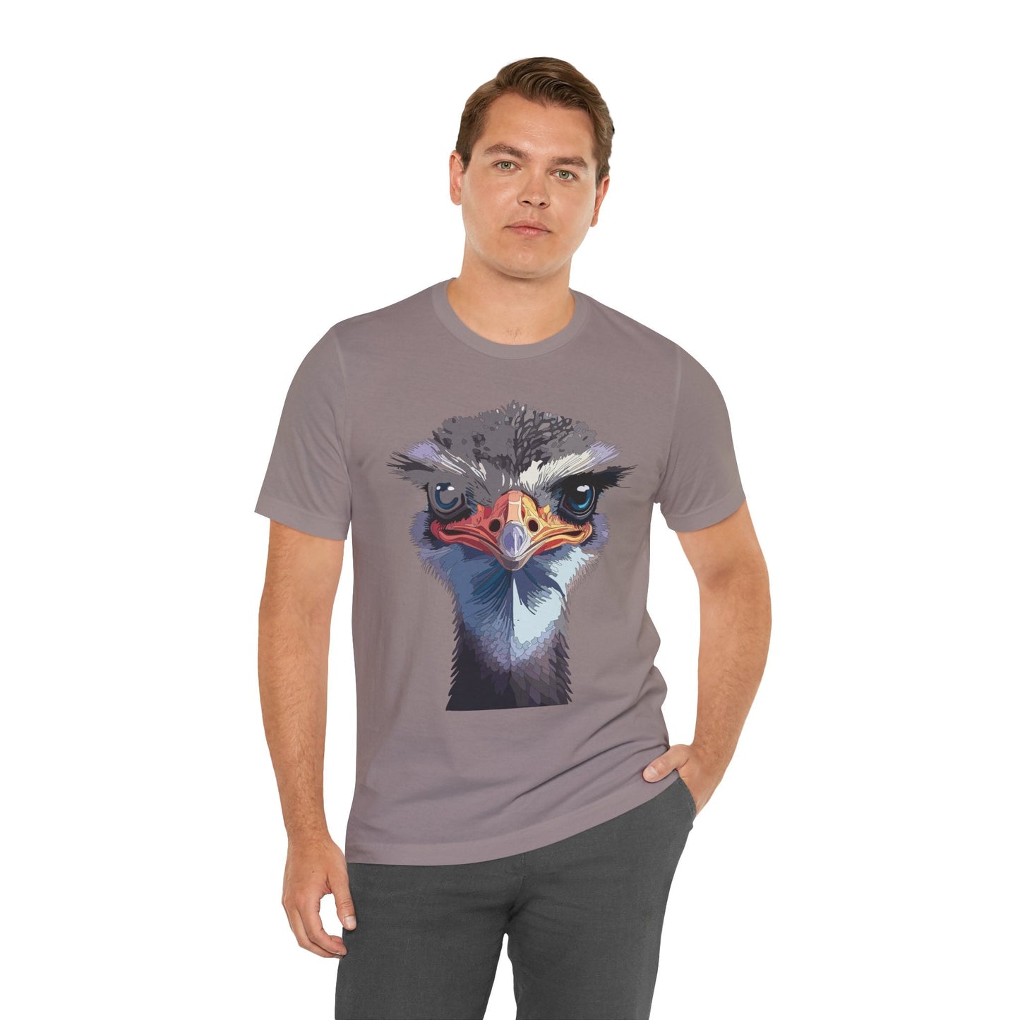 Unisex Animal Tee Shirt With Art Design Wild Animals Shirt Gildan Softstyle 64000
