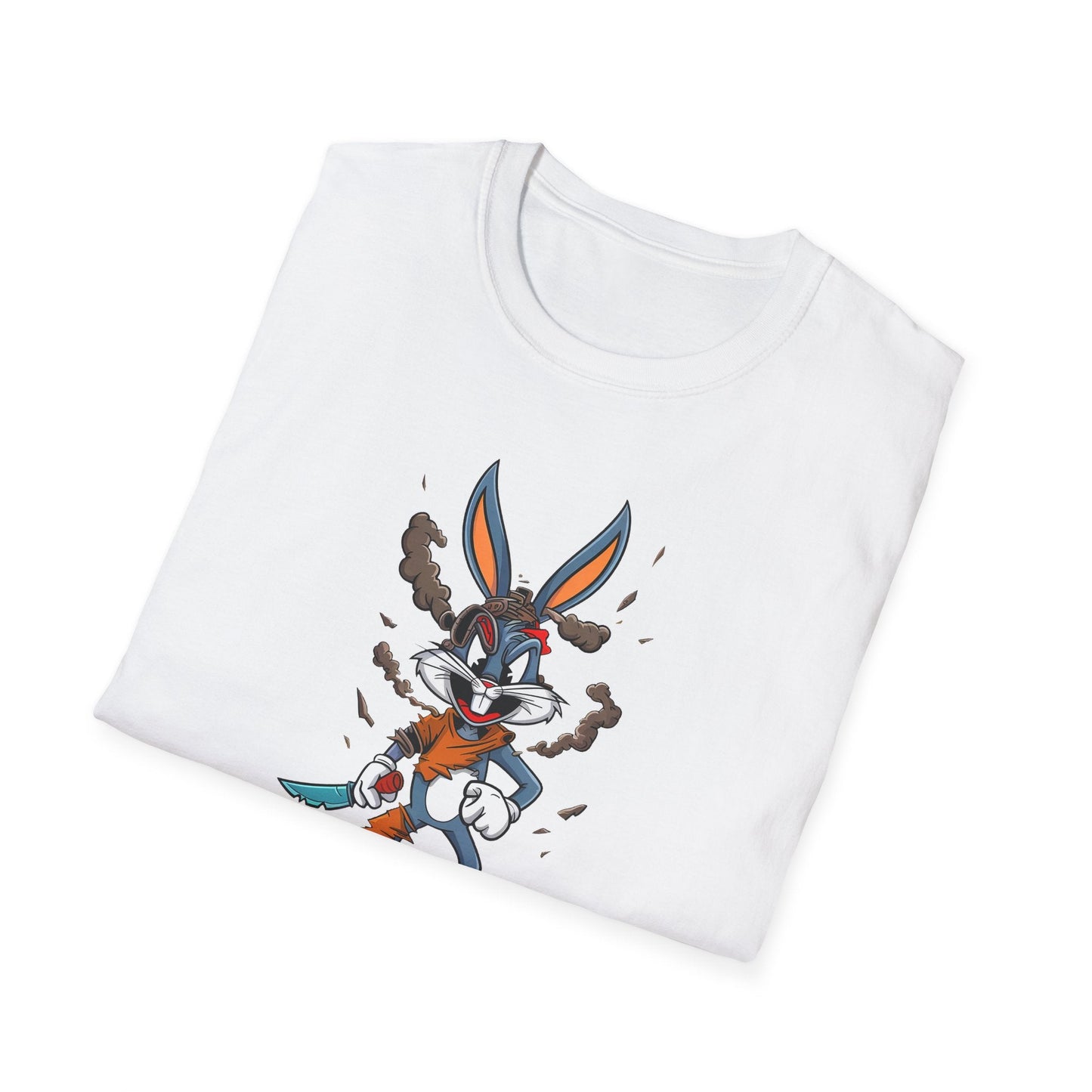 Bugs Bunny T Shirt Unisex Cartoon Tee Gildan Softstyle 64000 Comfortable Graphic Tee Classic