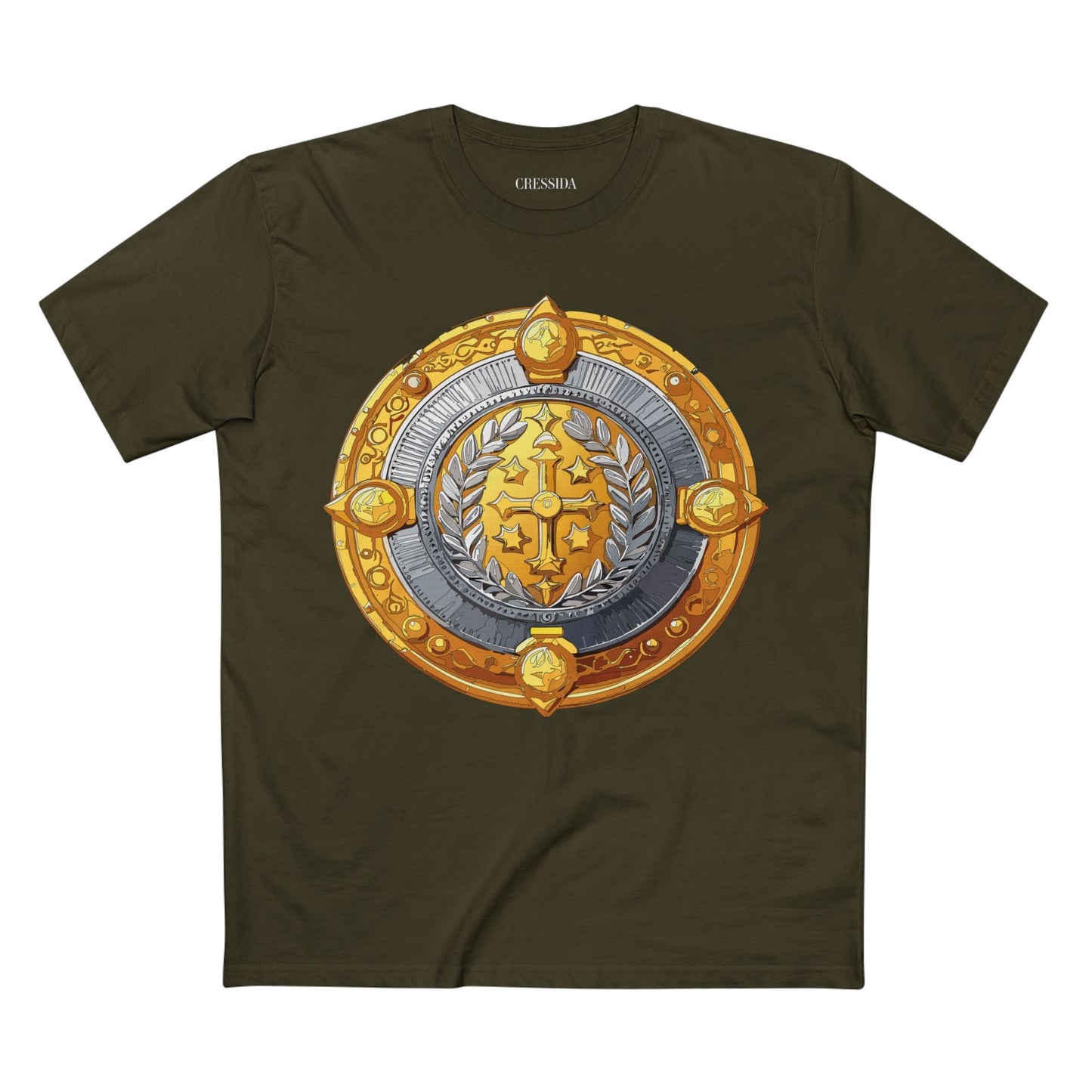 Antique Gold Coin Graphic Design T-Shirt Unisex 100 Cotton With Golden Print Artwork Tee 12