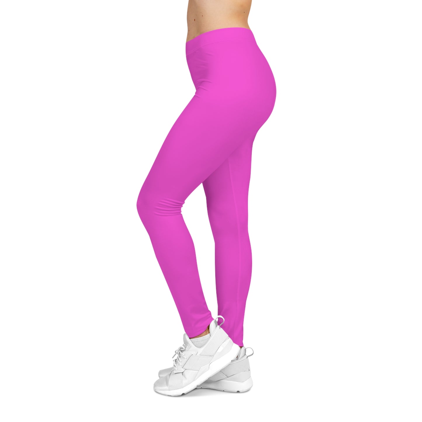 Cotton Bloom Color Women's Poly-Span Casual Leggings XS-2XL