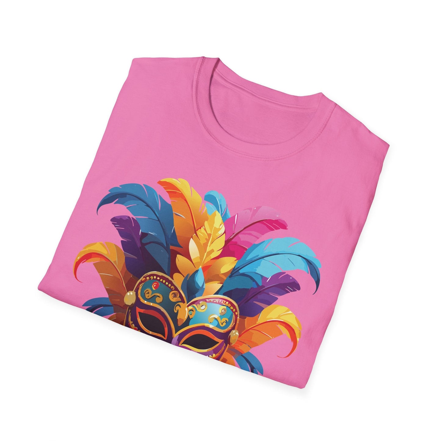 Mask Graphic Unisex Cotton Masquerade Design Artwork Tee 8